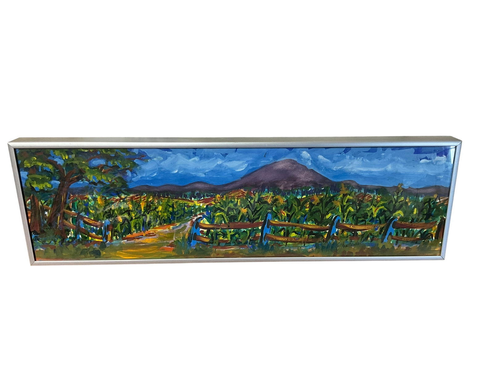 Original Edna Searles Painting - Sugarloaf Mountain (1 of 3)