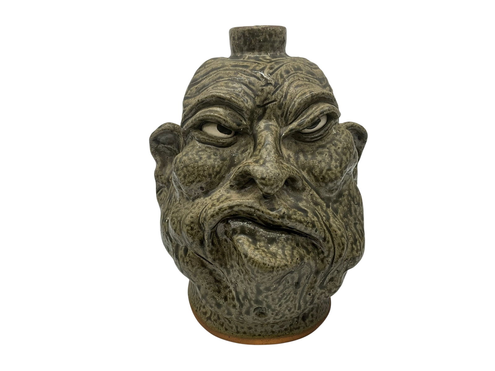 Clete Meaders Face Jug - 1994 (1 of 3)