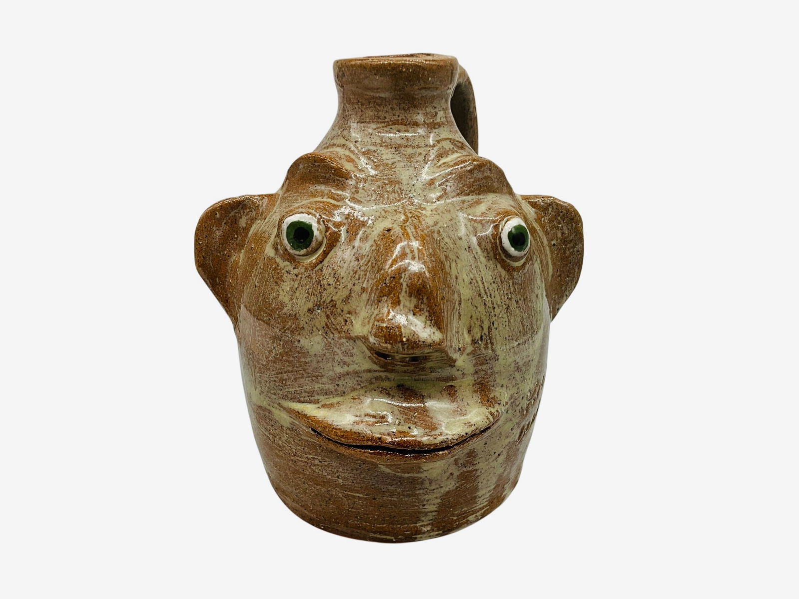 Whelchel Meaders Kick Wheel Face Jug (1 of 5)