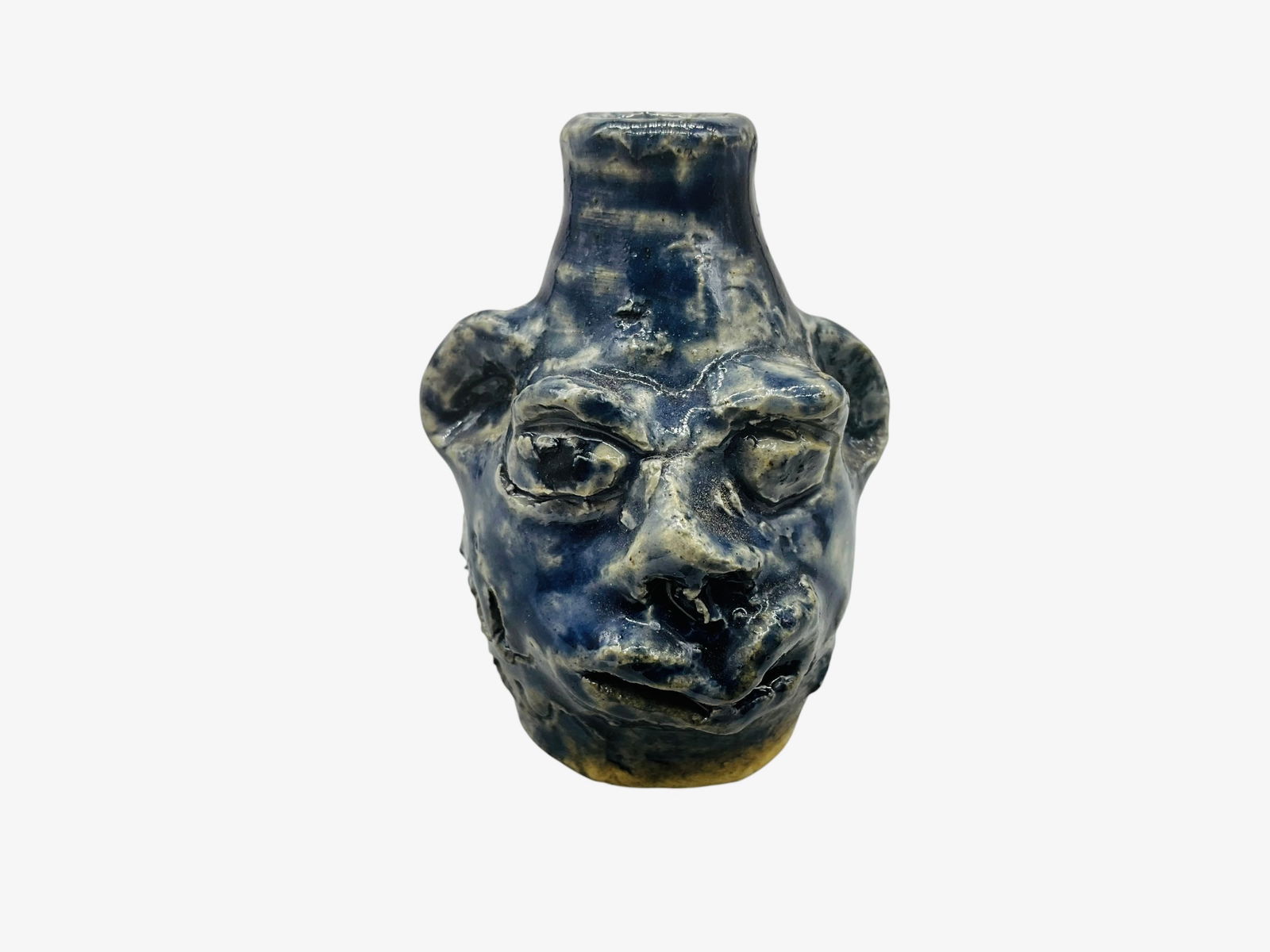 Marie Rogers Mini Blue Face Jug (1 of 2)