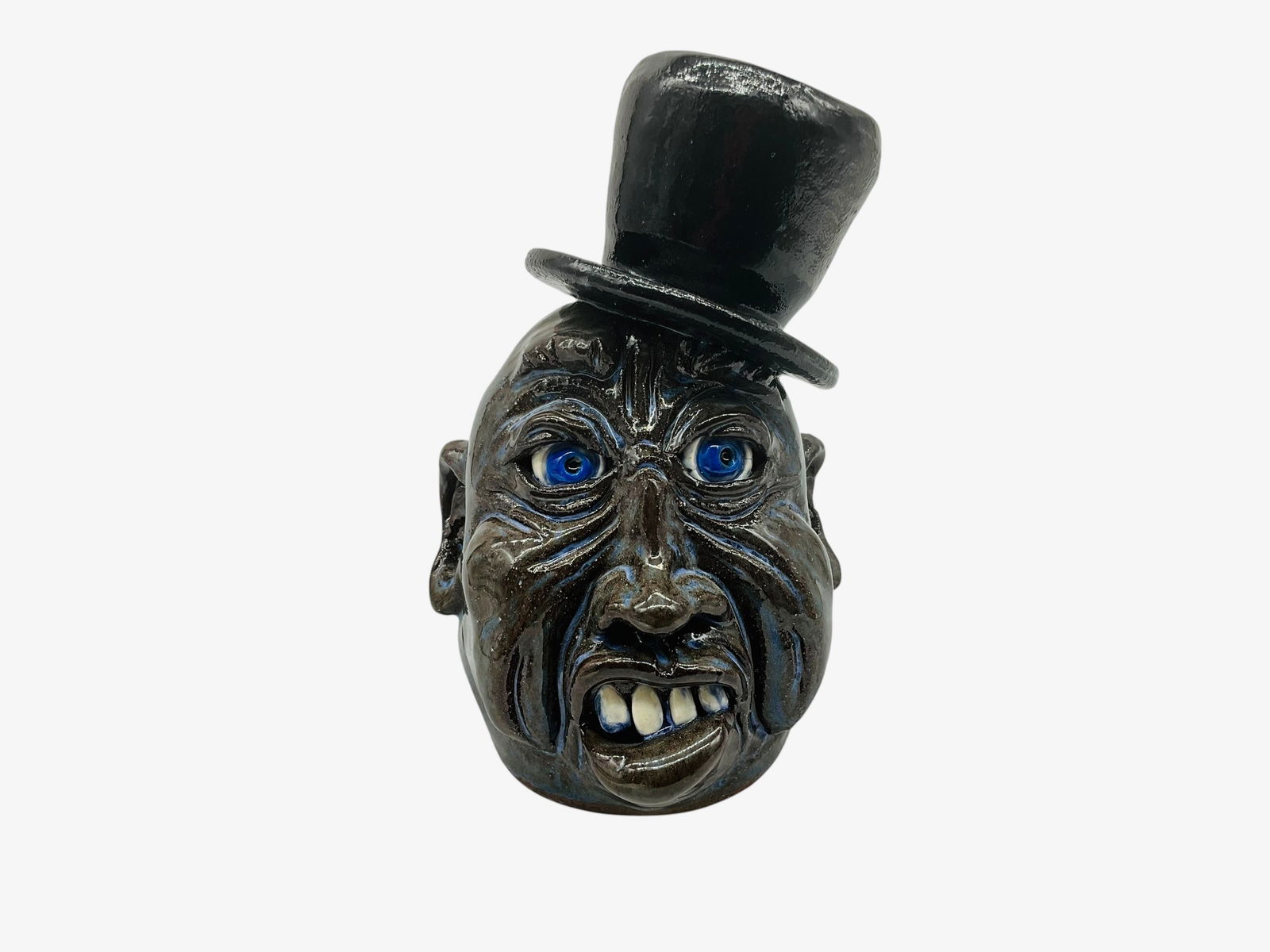 Dwayne Crocker Top Hat Face Jug (1 of 3)