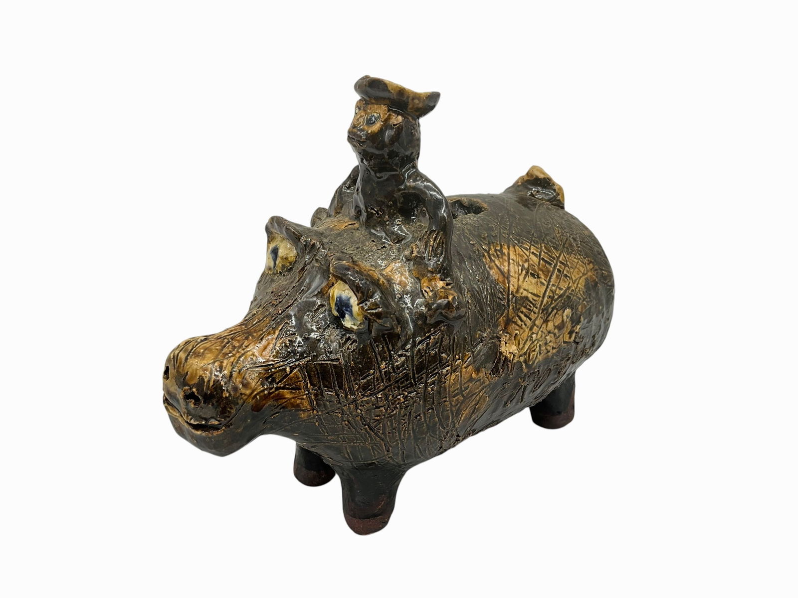 Marie Rogers Pig Rider Piggy Bank (1 of 4)