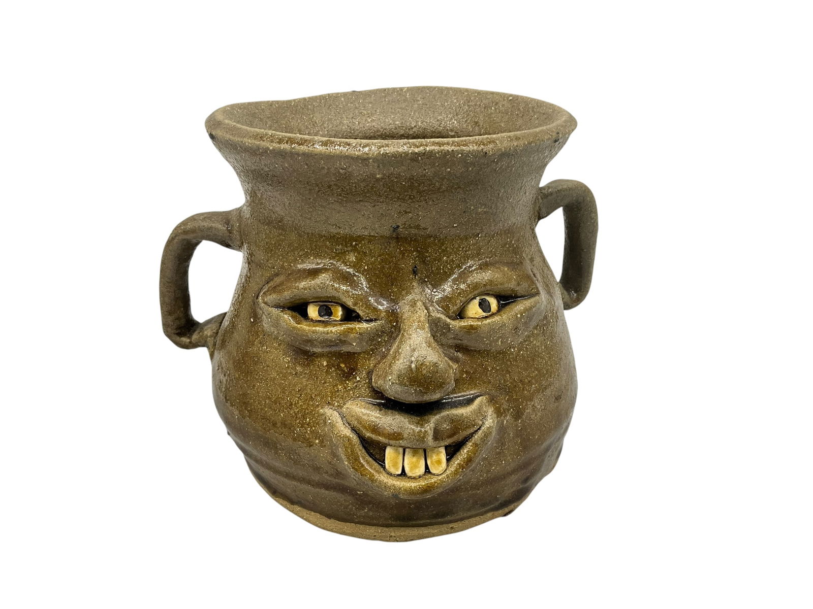 Reggie Meaders Triple Handle Face Spittoon (1 of 3)