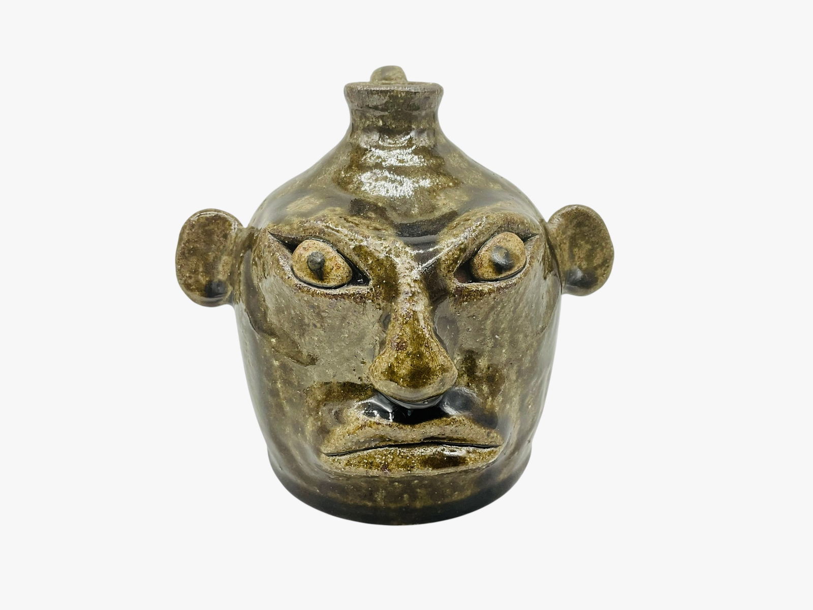 Anita Meaders Small Face Jug (1 of 2)
