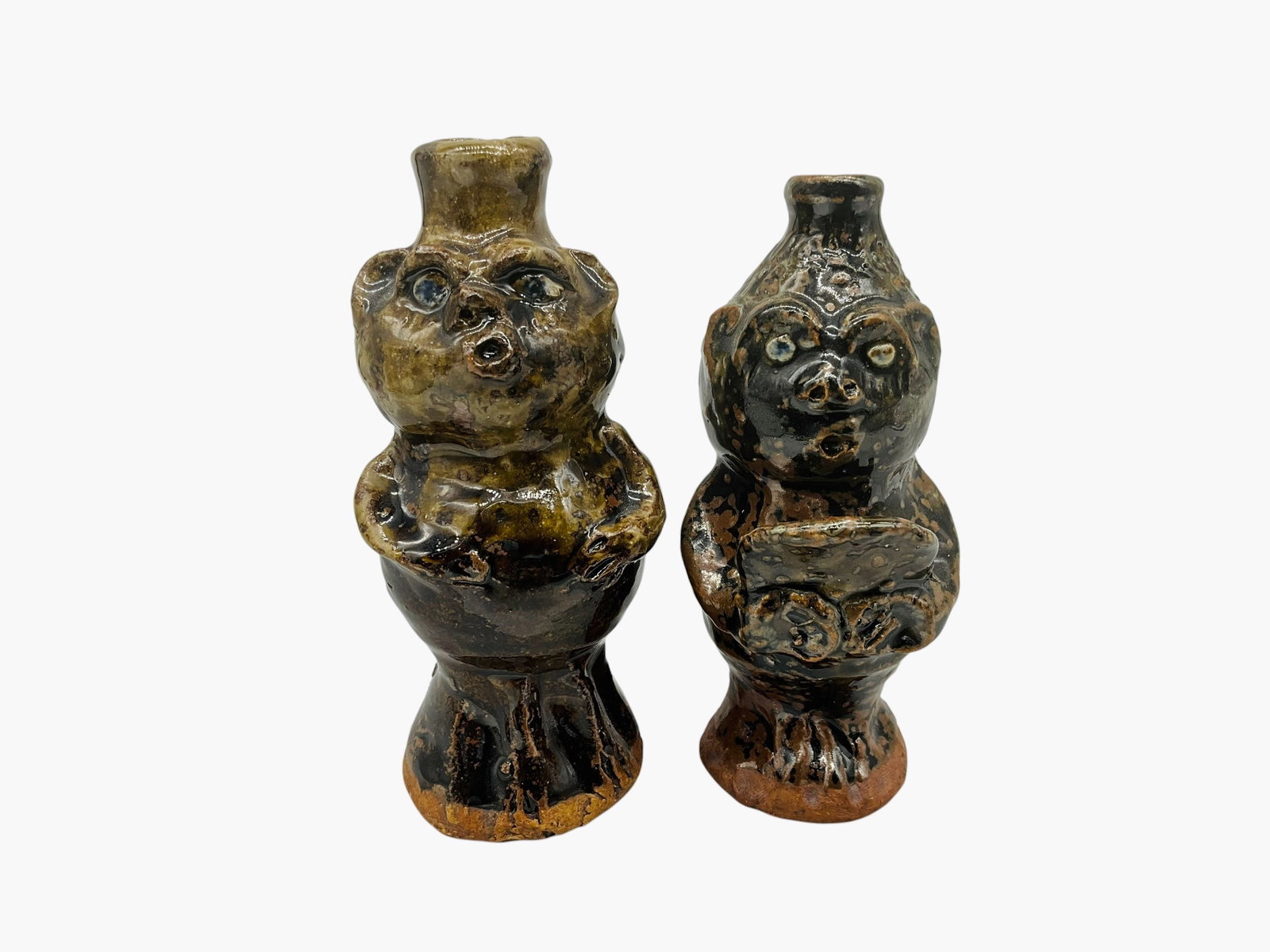 Marie Rogers Pair - Choir Singers: Mint condition. Both signed and stamped on body. Taller one stands 5.5 inches. Other stands 5 inches. Both are approximately 2.5 inches wide.