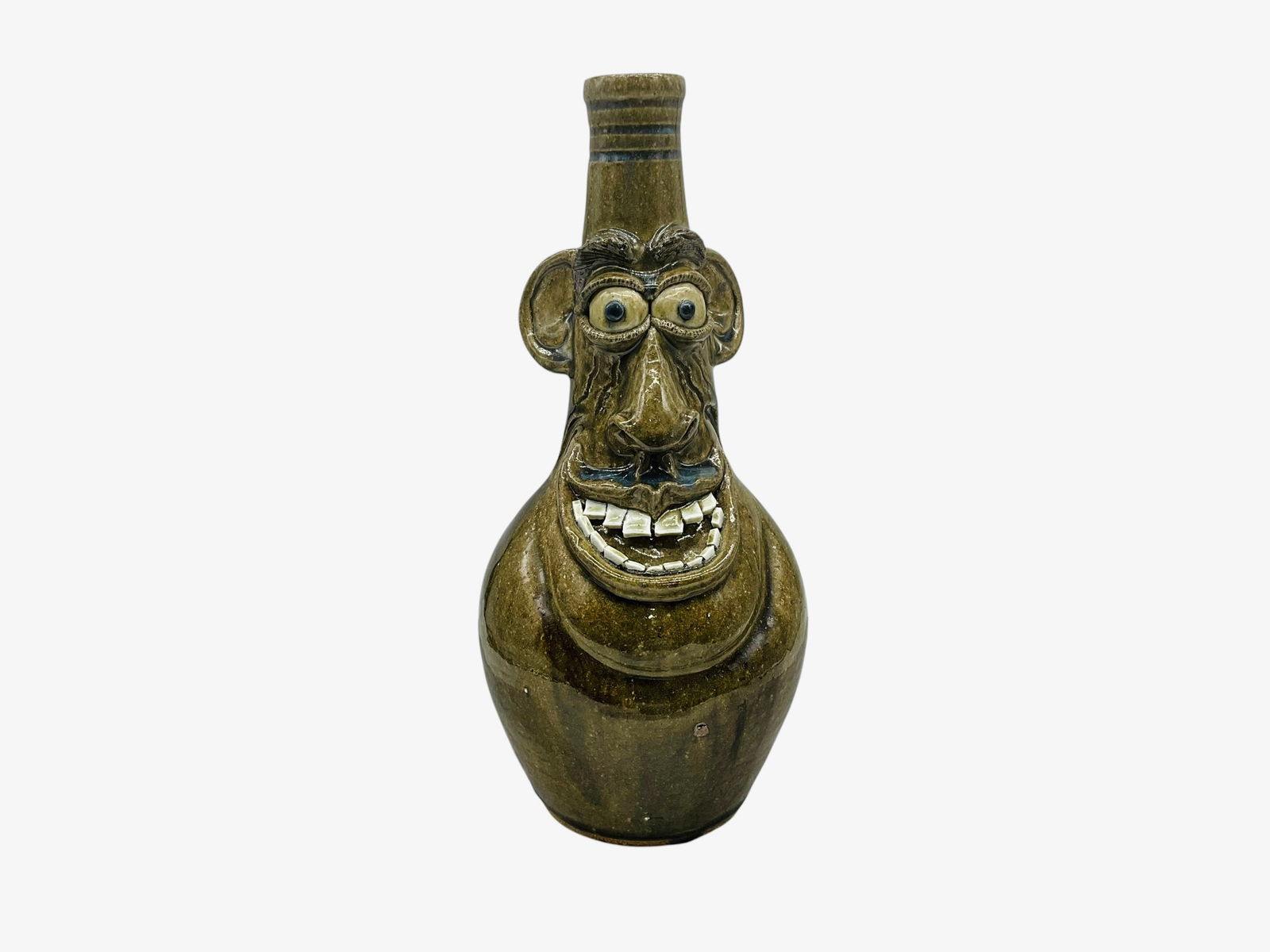 Jeff Young Face Jug Bottle (1 of 2)
