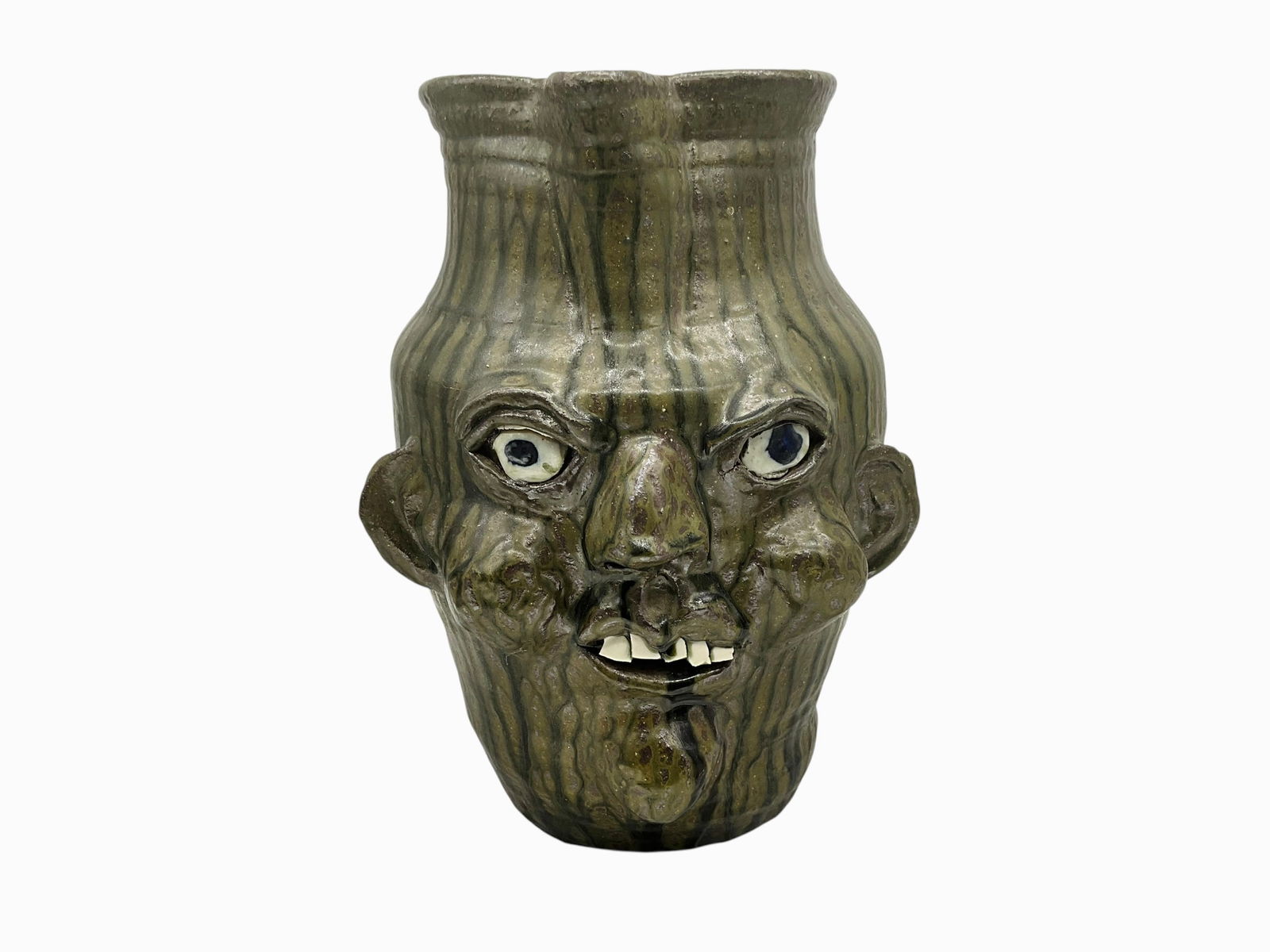 Massive Harold & Grace Nell Hewell Face Pitcher (1 of 5)