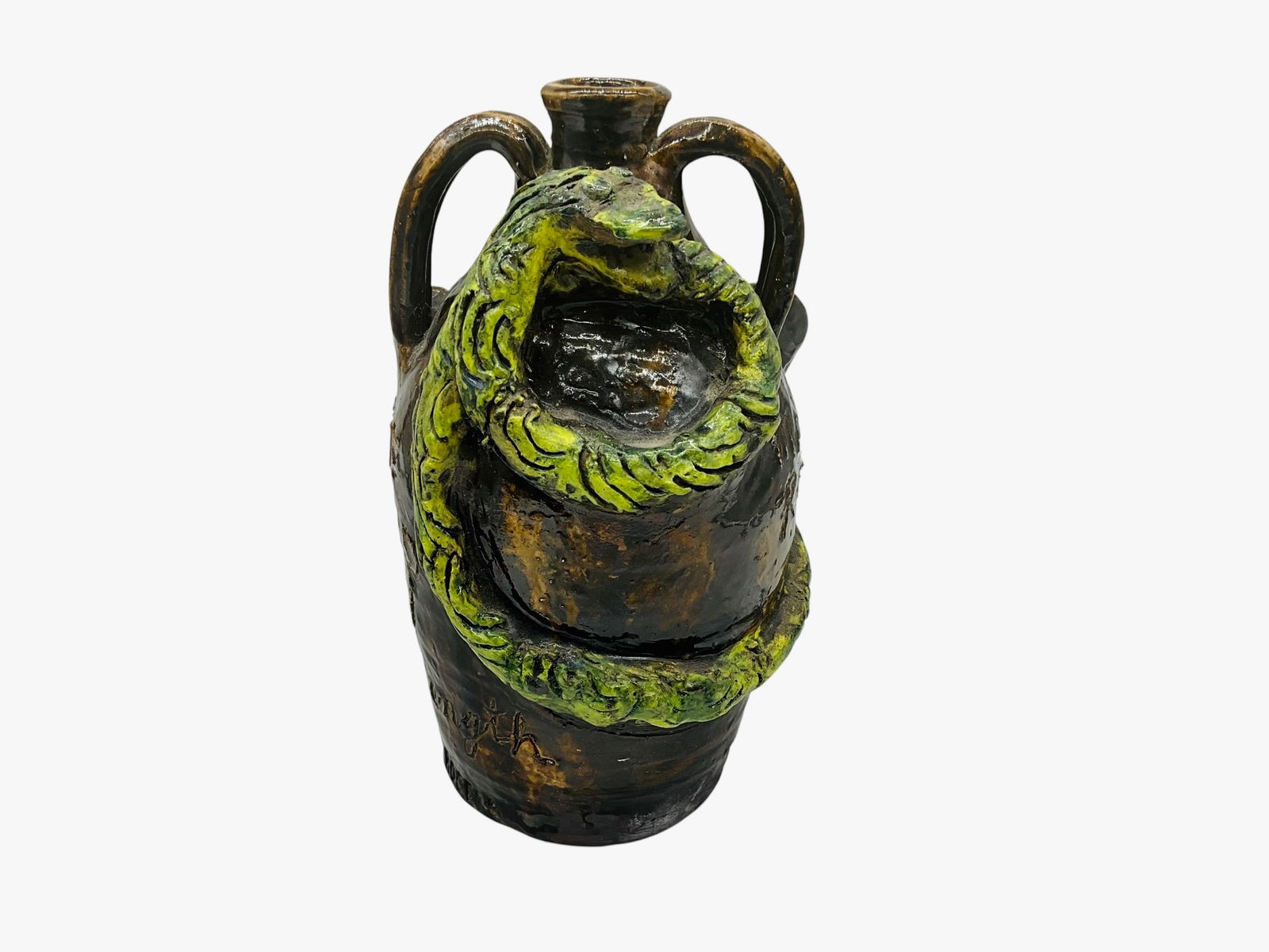 Marie Rogers Snake Face Jug (1 of 4)