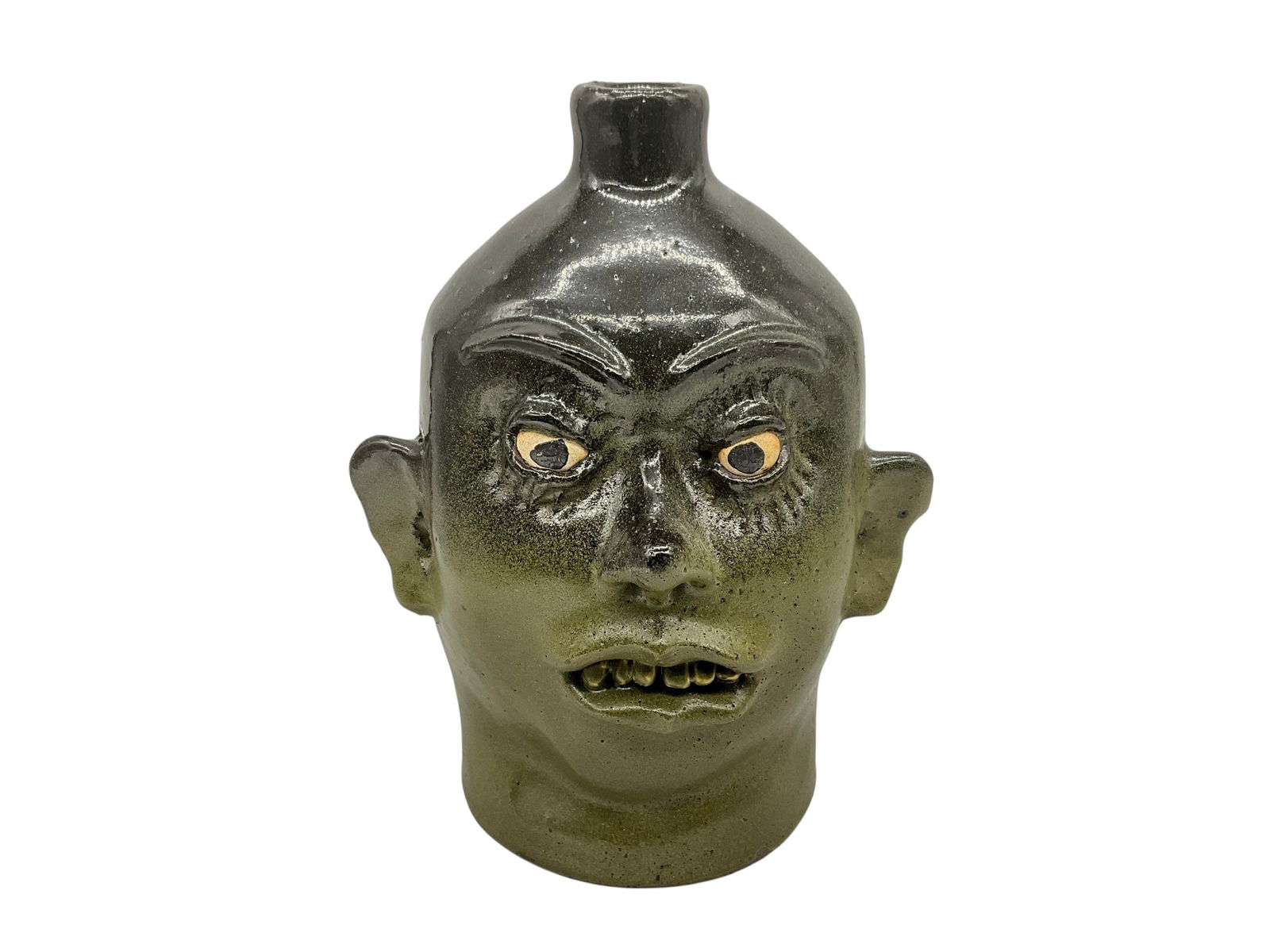 Lanier Meaders Two Tone Face Jug (1 of 5)