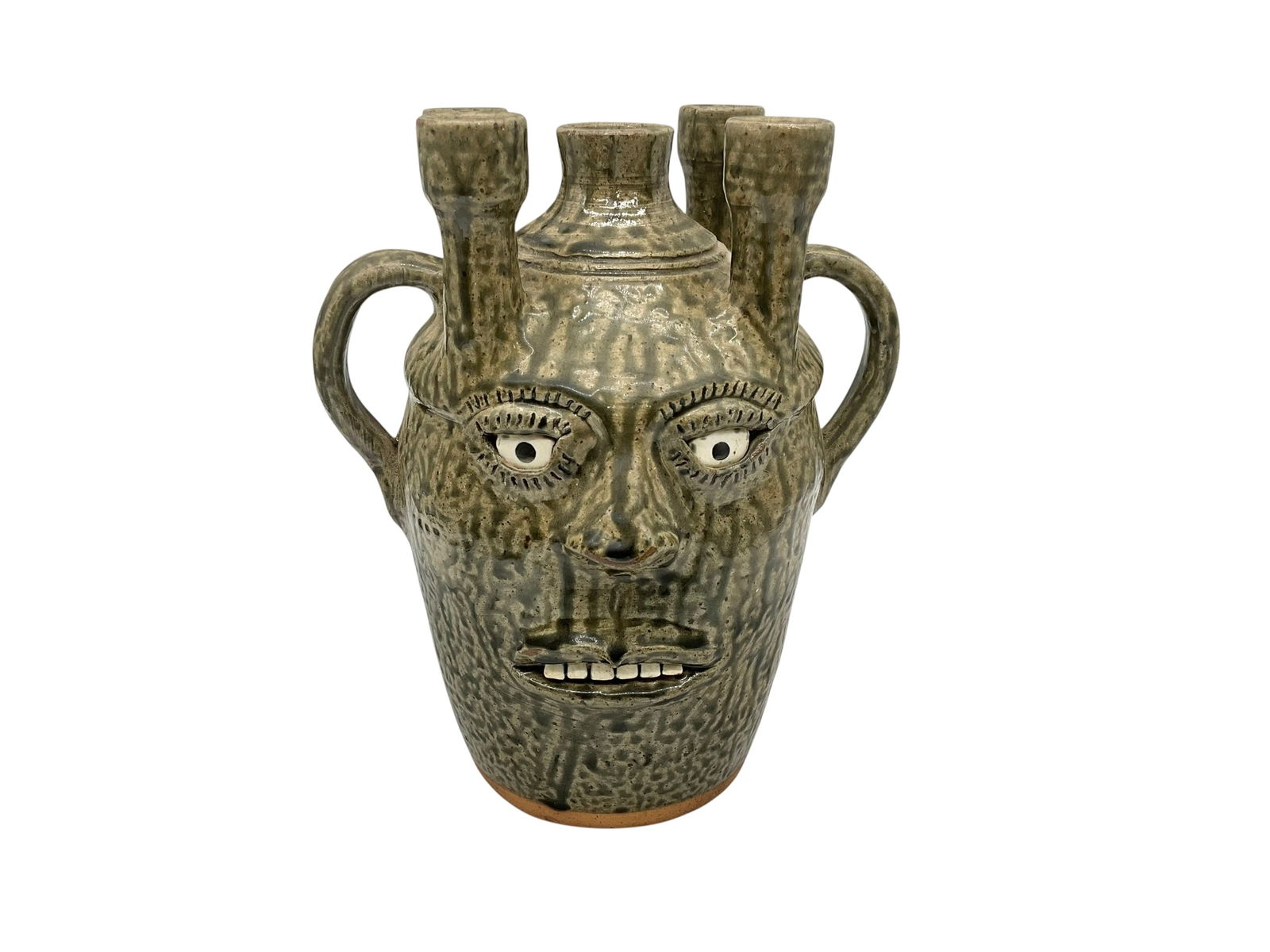 AG Meaders 1994 Double Face Jug Candelabra (1 of 6)