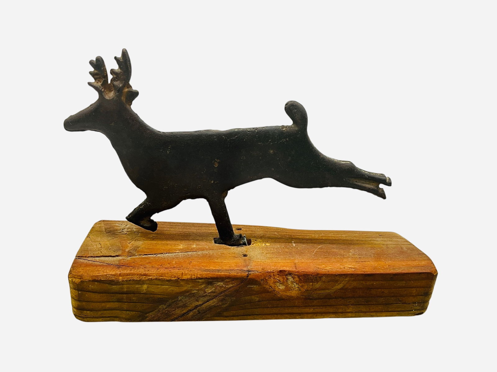 Vintage Cast Iron Carnival Fair Arcade Deer Shooting Target (1 of 5)