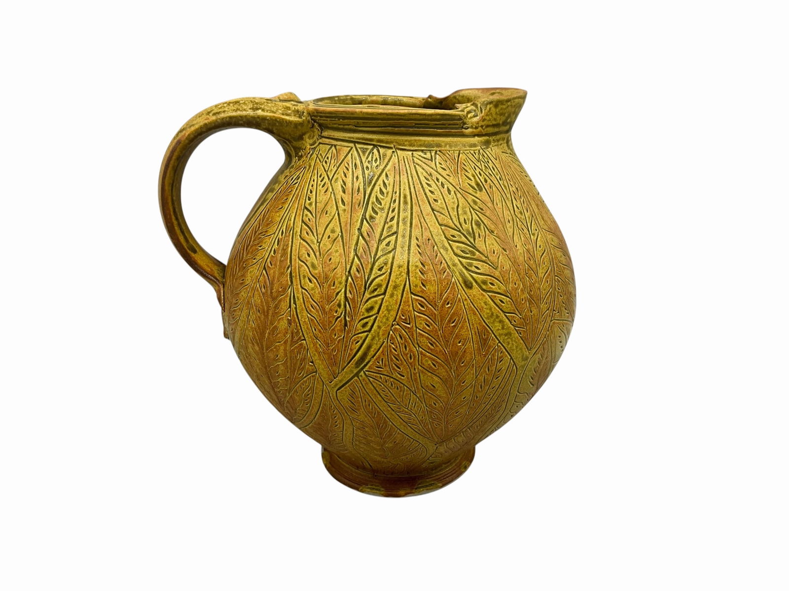 David Morgan Extremely Detailed Pottery Pitcher (1 of 4)