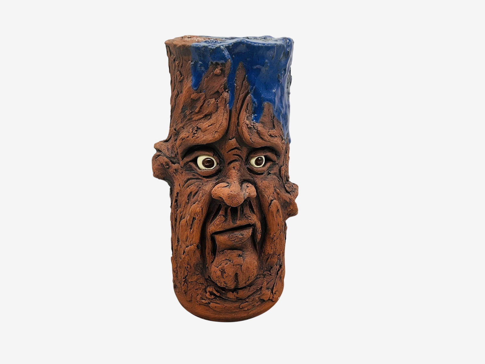 Rare Dwayne Crocker Stump Face Jug / Lamp Base / Frankenstein 2022 (1 of 5)