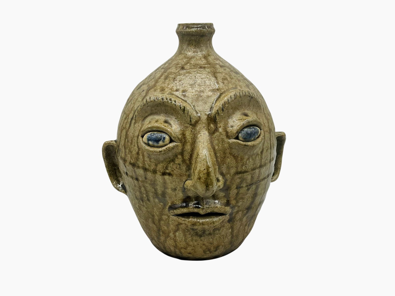 Clint Alderman Face Jug - 2008 (1 of 2)