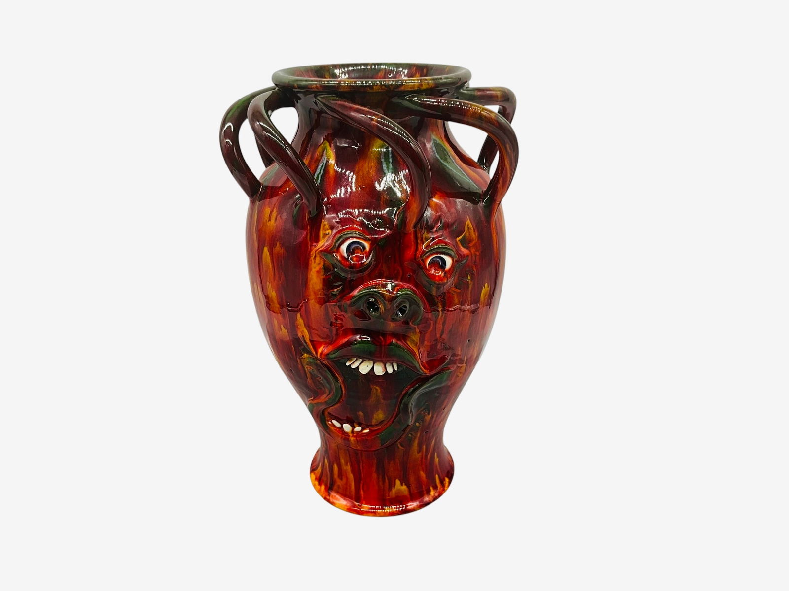 Incredible Roger Corn Double Face Vase (1 of 6)
