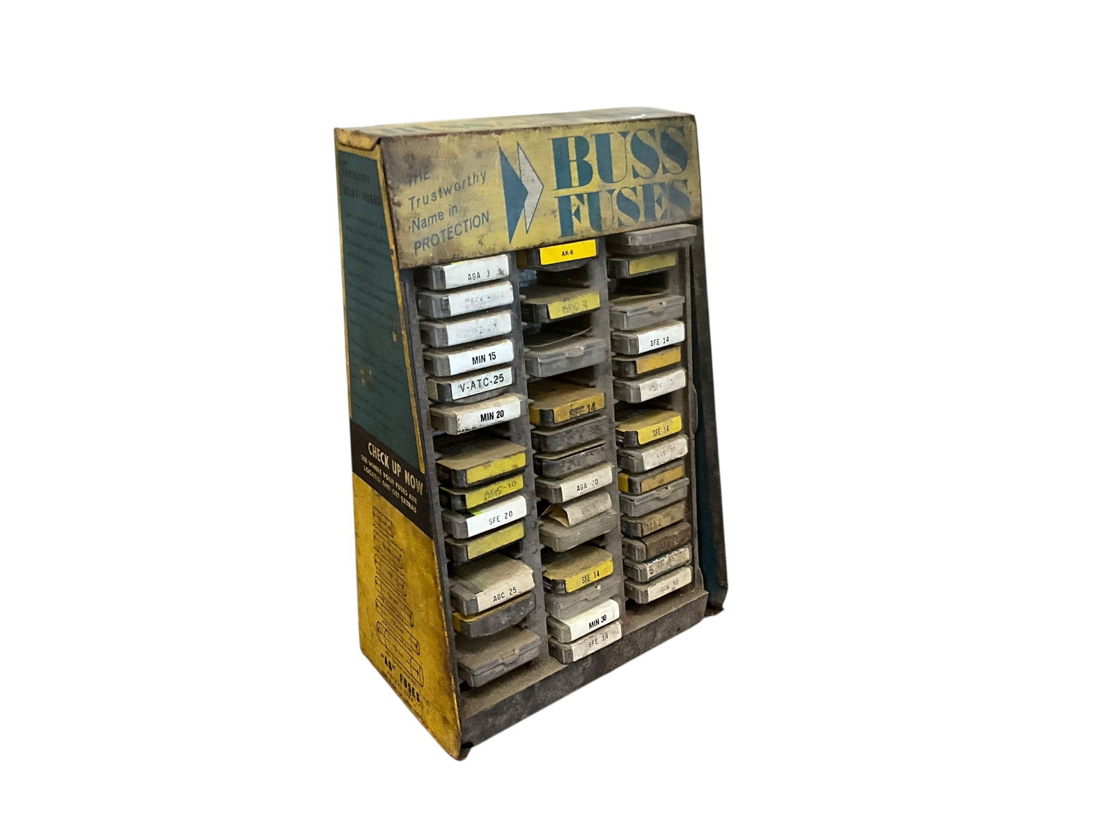 Antique Automotive BUSS FUSES Metal Counter Display (1 of 3)