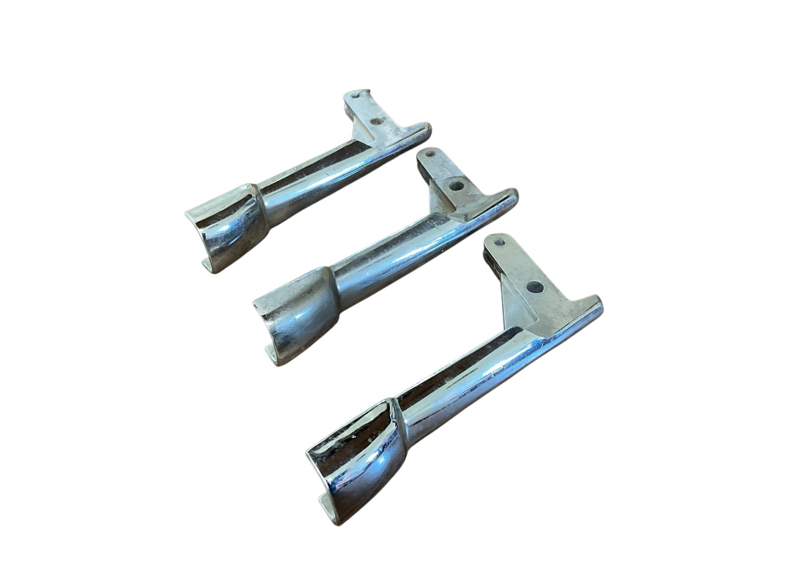 Lot Of 3 1940 Ford Standard Hood Release Handles 01A-8215-A: Good used condition. See photos.