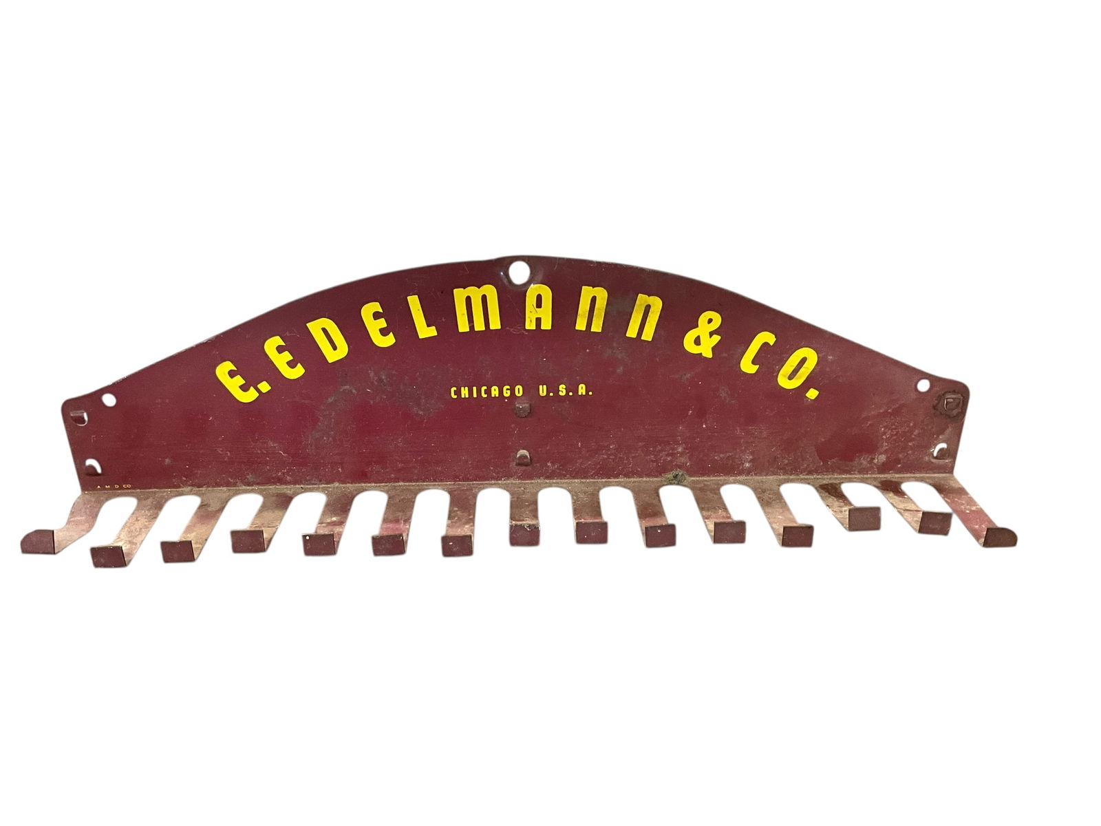 Vintage E. Edelmann & Co Metal Garage Hose Rack Holder (1 of 2)