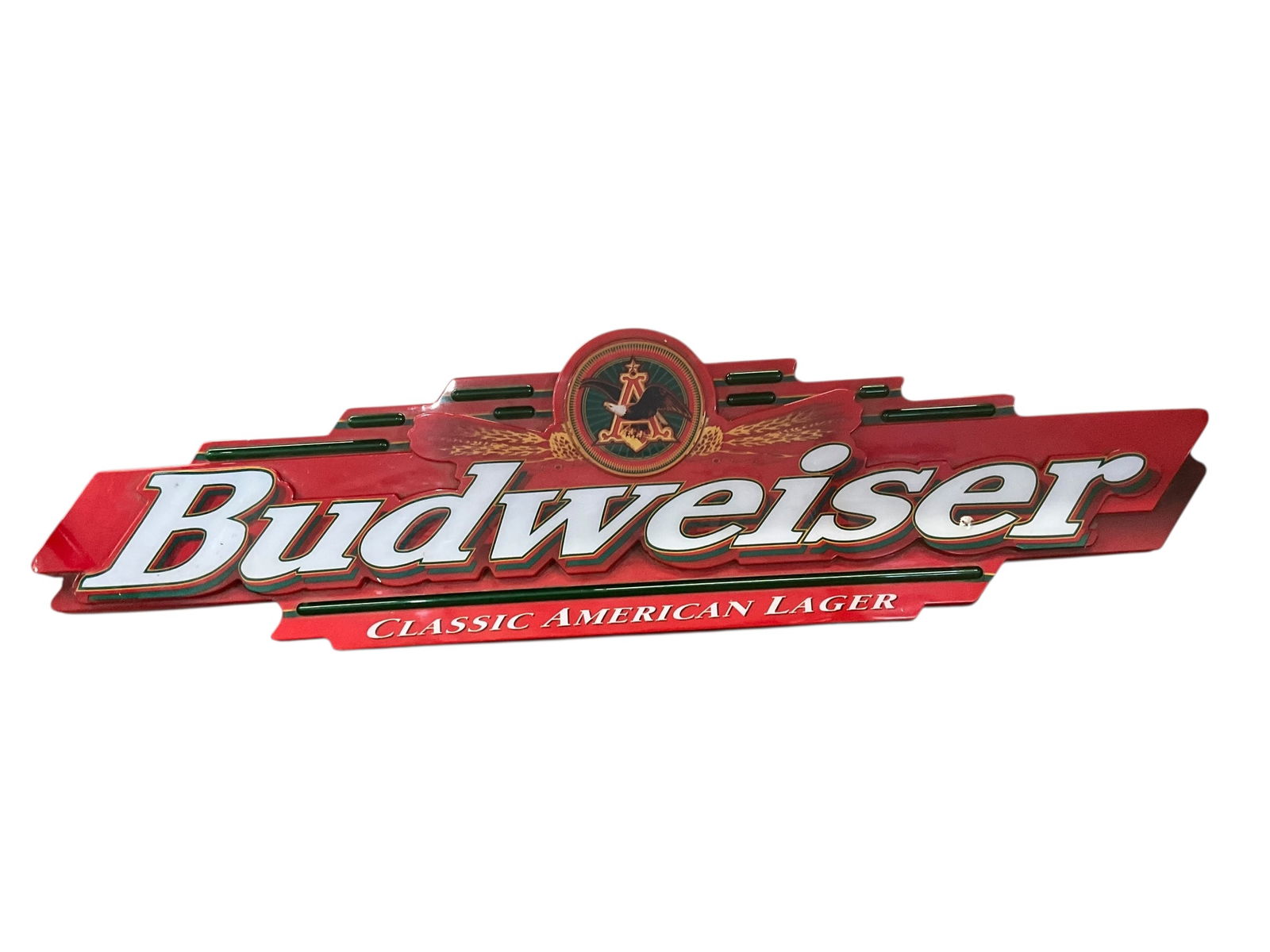 Budweiser Hanging Lighted Sign (1 of 3)