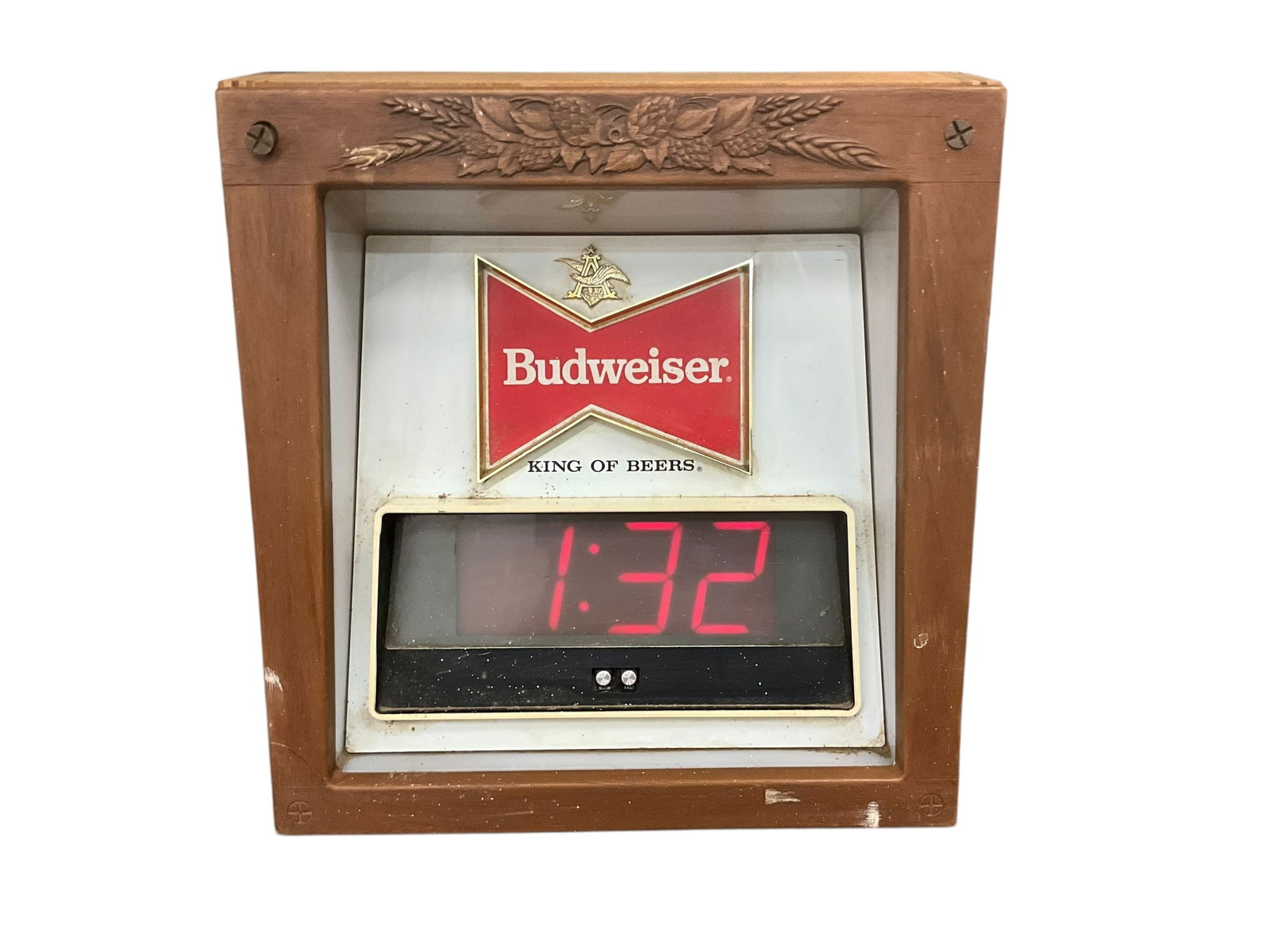 Vintage Budweiser Counter Top Advertising Clock (1 of 4)