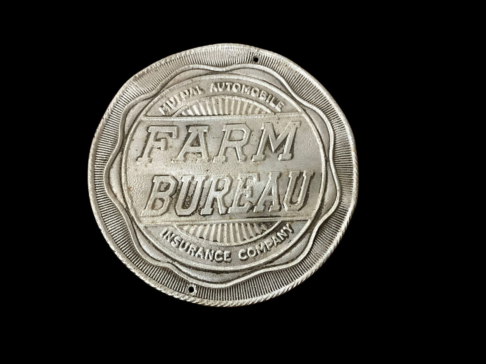 Farm Bureau Insurance Co. Vintage License Plate Topper (1 of 2)