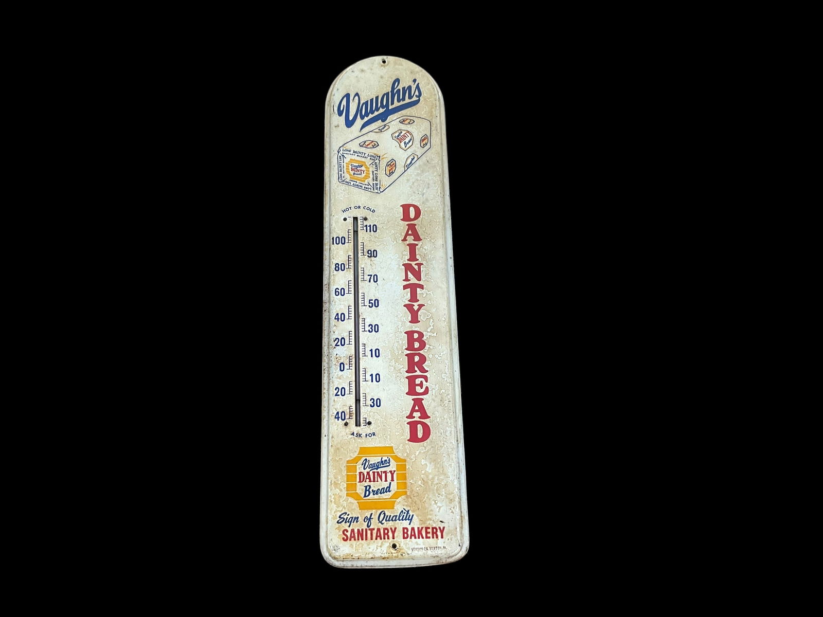 Vaughn’s Dainty Bread Metal Thermometer / Vernon Co (1 of 4)