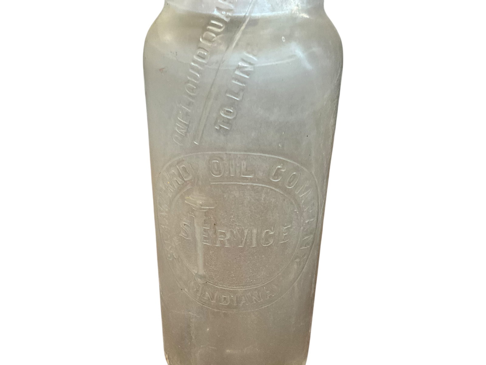 Vintage Standard Oil Company Service Bottle: Used condition. Total height 15 inches tall. See photos