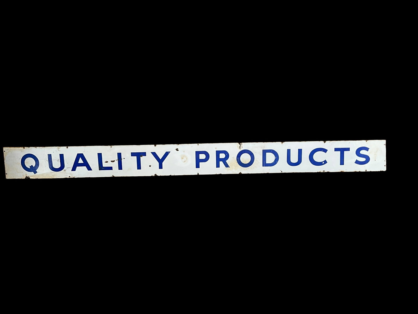 GM AC Delco “Quality Products” Large Porcelain Display Sign / 9 Foot Long (1 of 5)