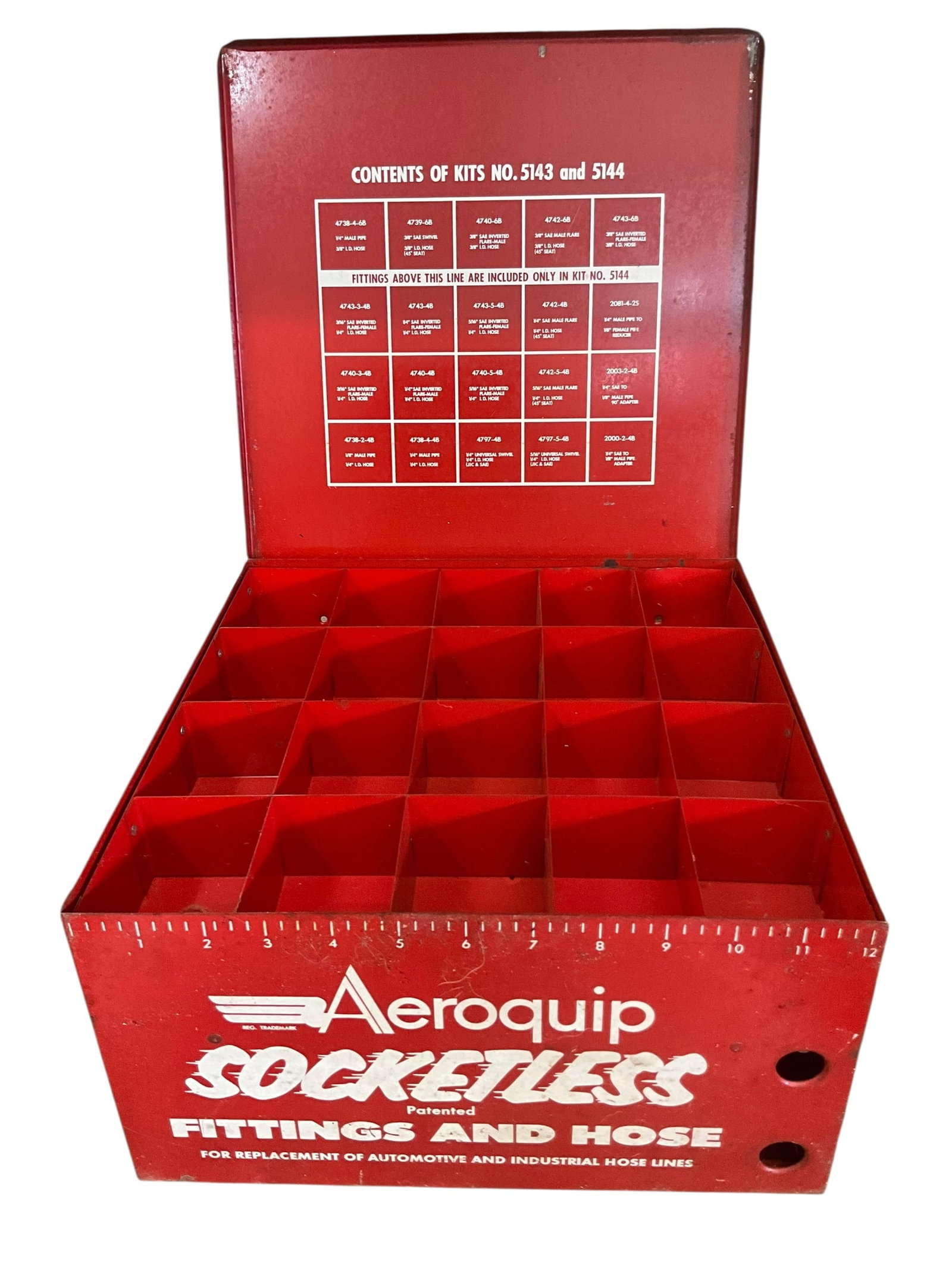 Aeroquip Fittings & Hose Metal Garage Display (1 of 4)