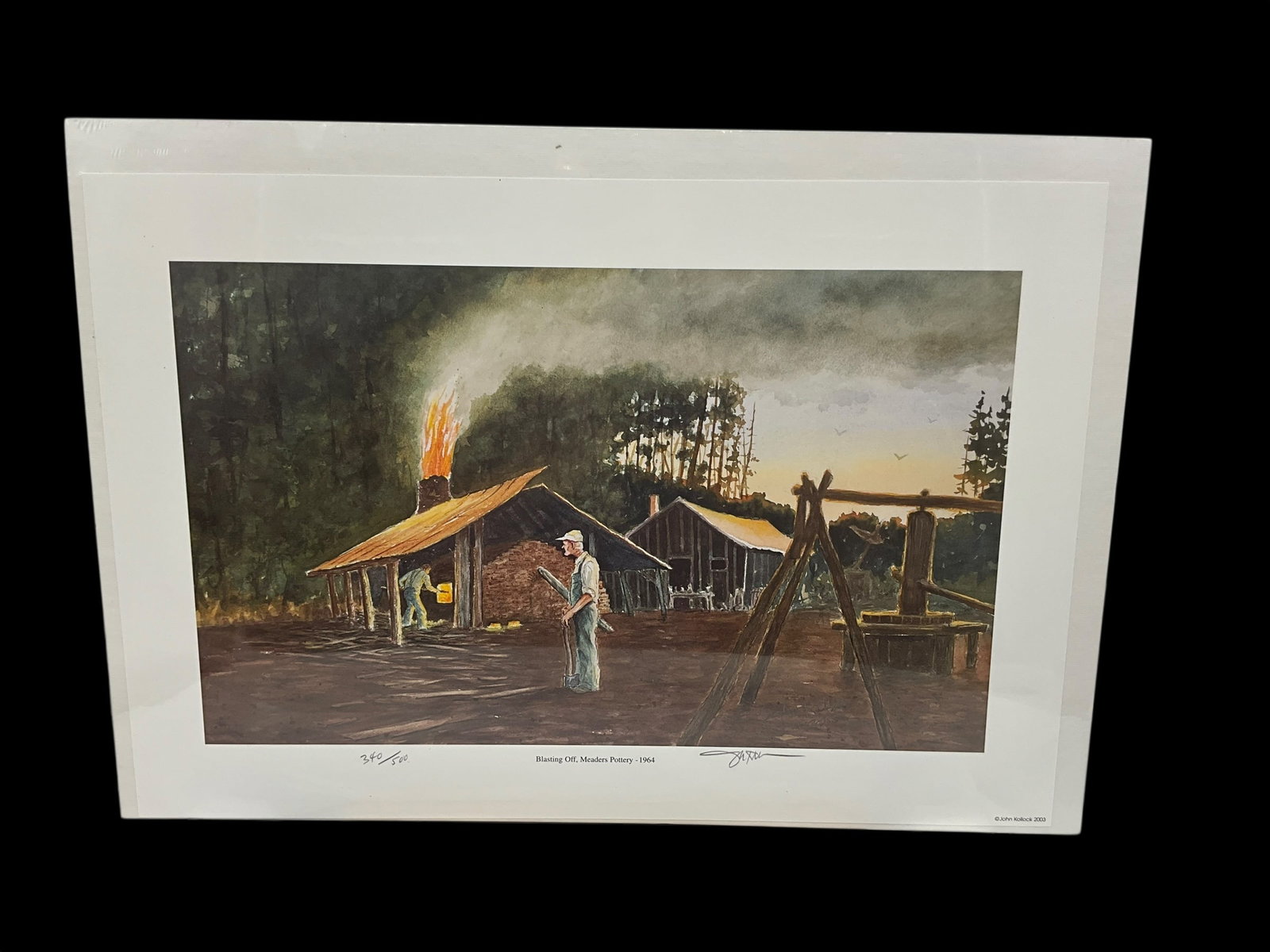 John Kollock - Blasting Off, Meaders Pottery 1964 - 340/500 (1 of 2)