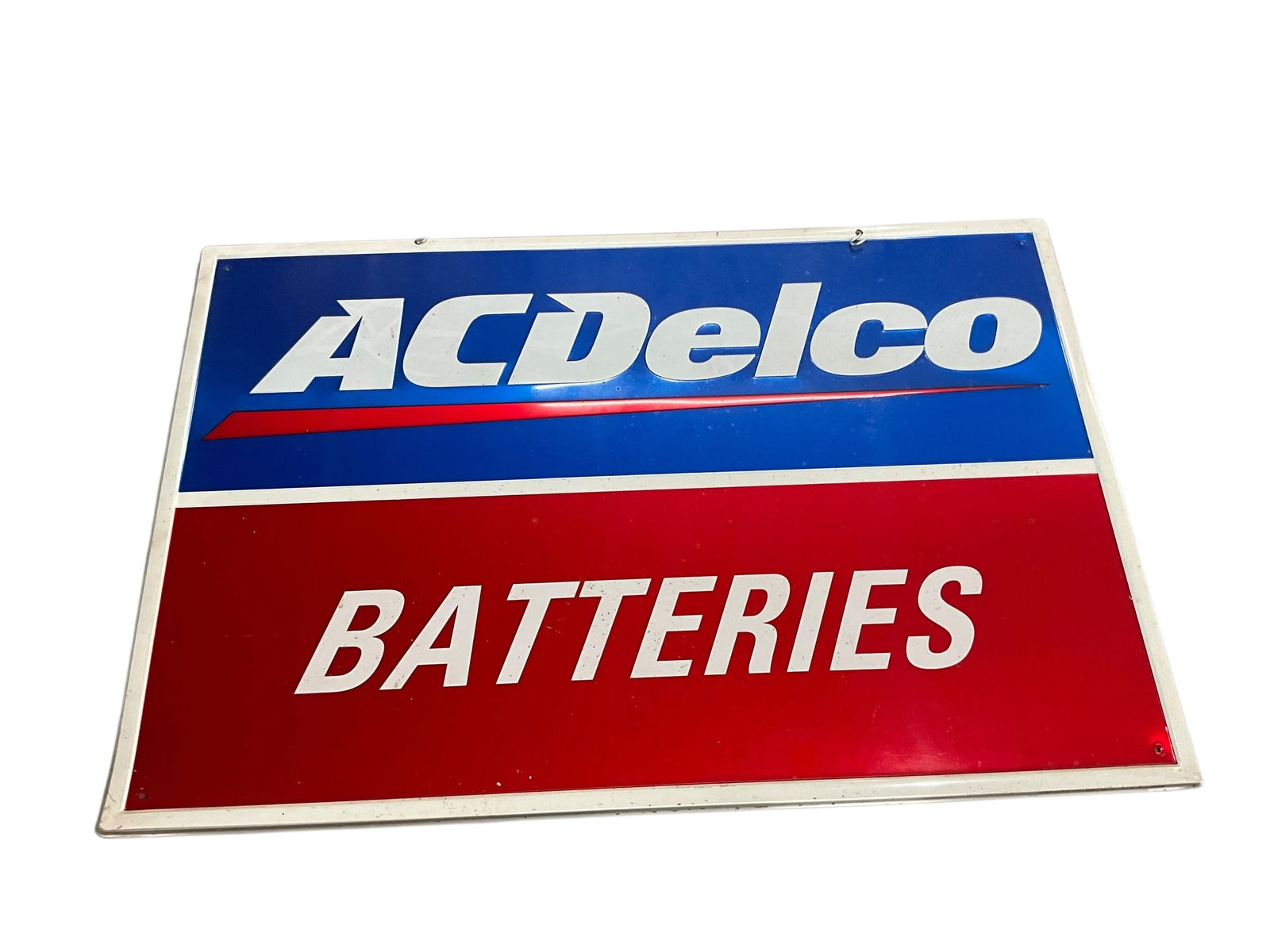 AC DELCO BATTERIES Tin Metal Sign (1 of 2)
