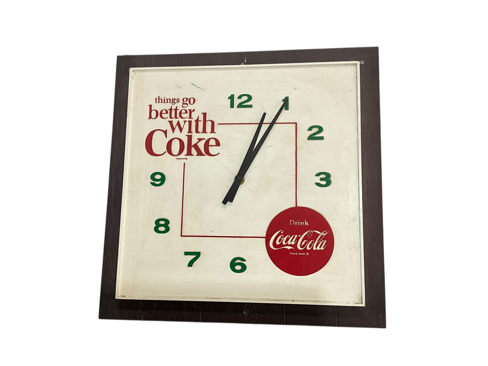 Vintage Coca Cola Advertising Clock (1 of 3)