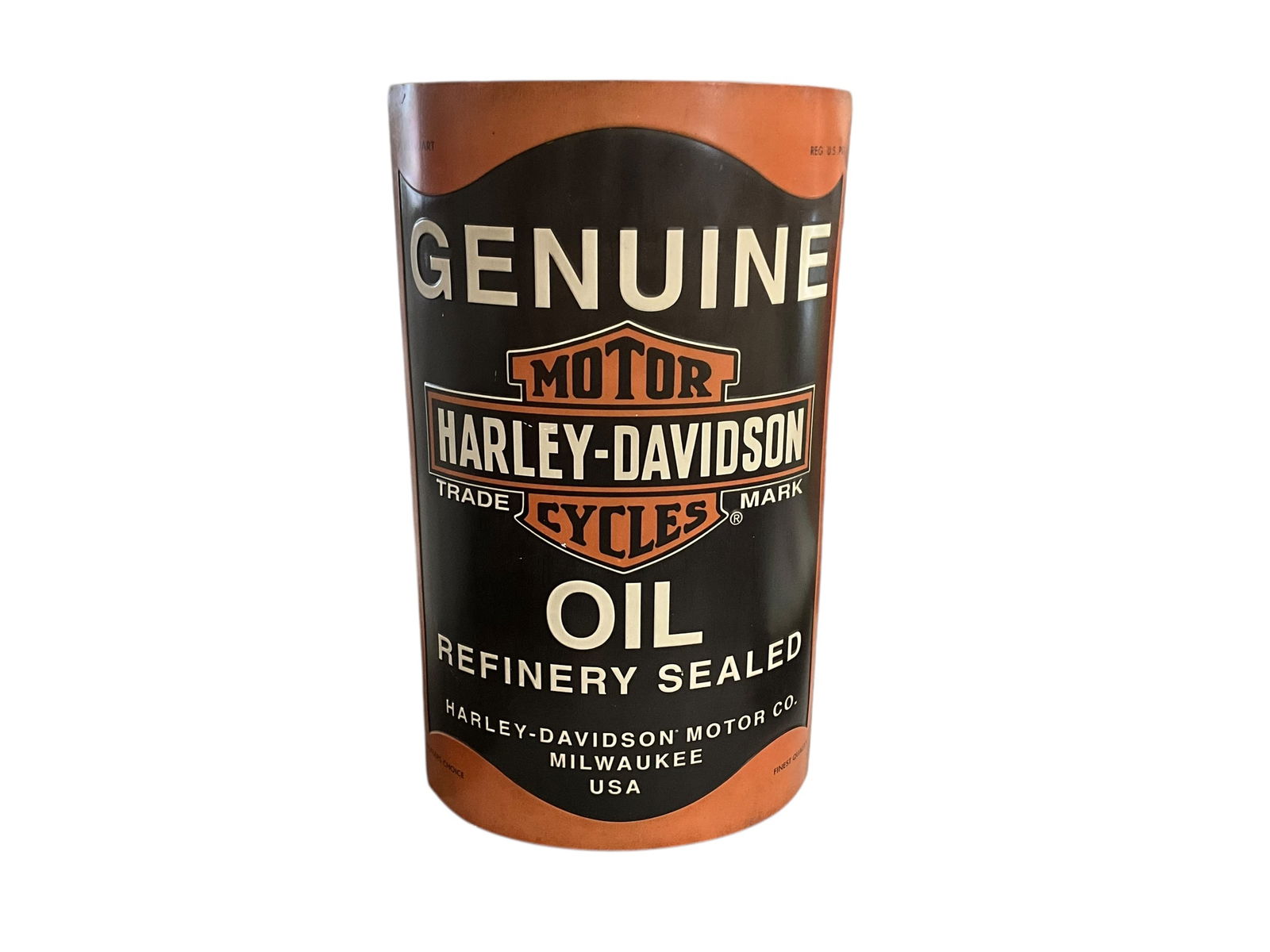 Large Harley Davidson Oil Can Wall Hangar (1 of 2)