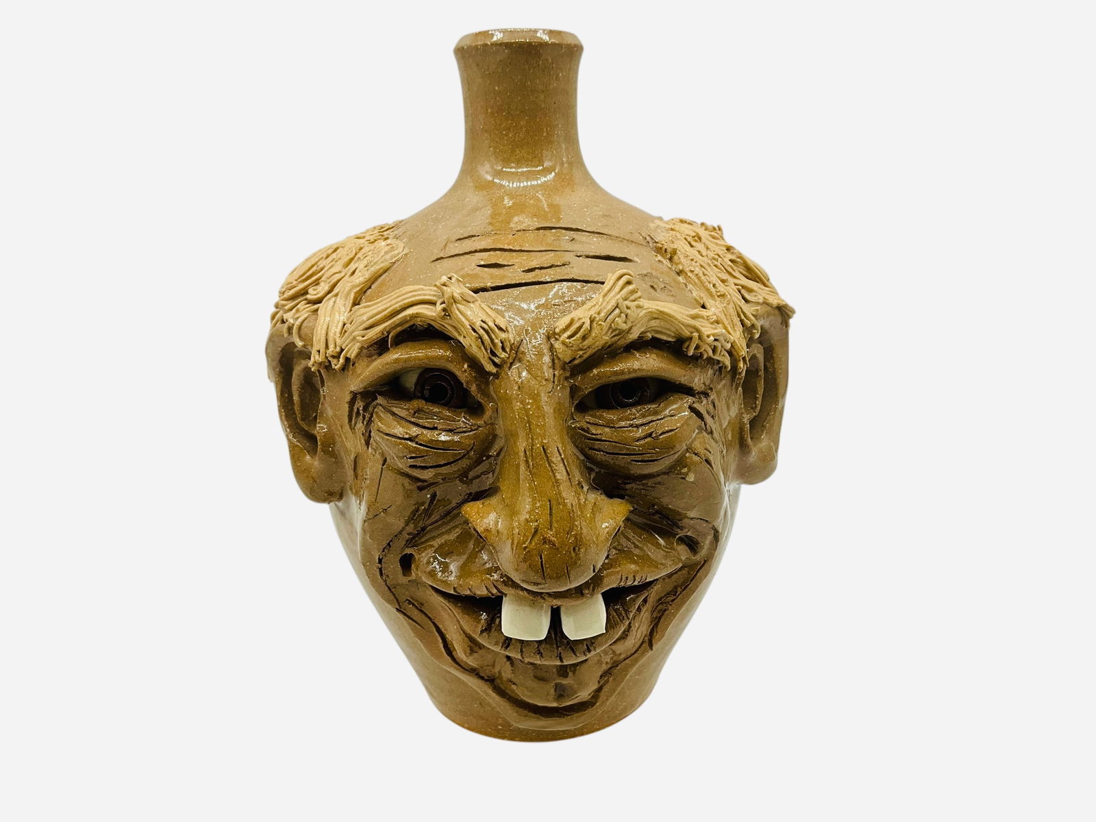 North Cole Pottery Sandy Cole Face Jug 2000 (1 of 5)