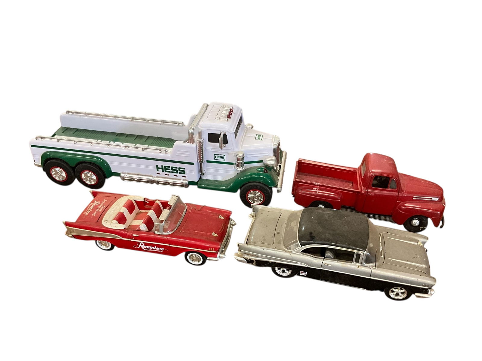 Lot Of 4 Misc Cars / Trucks Models / Hess / Ford / Chevey (1 of 2)