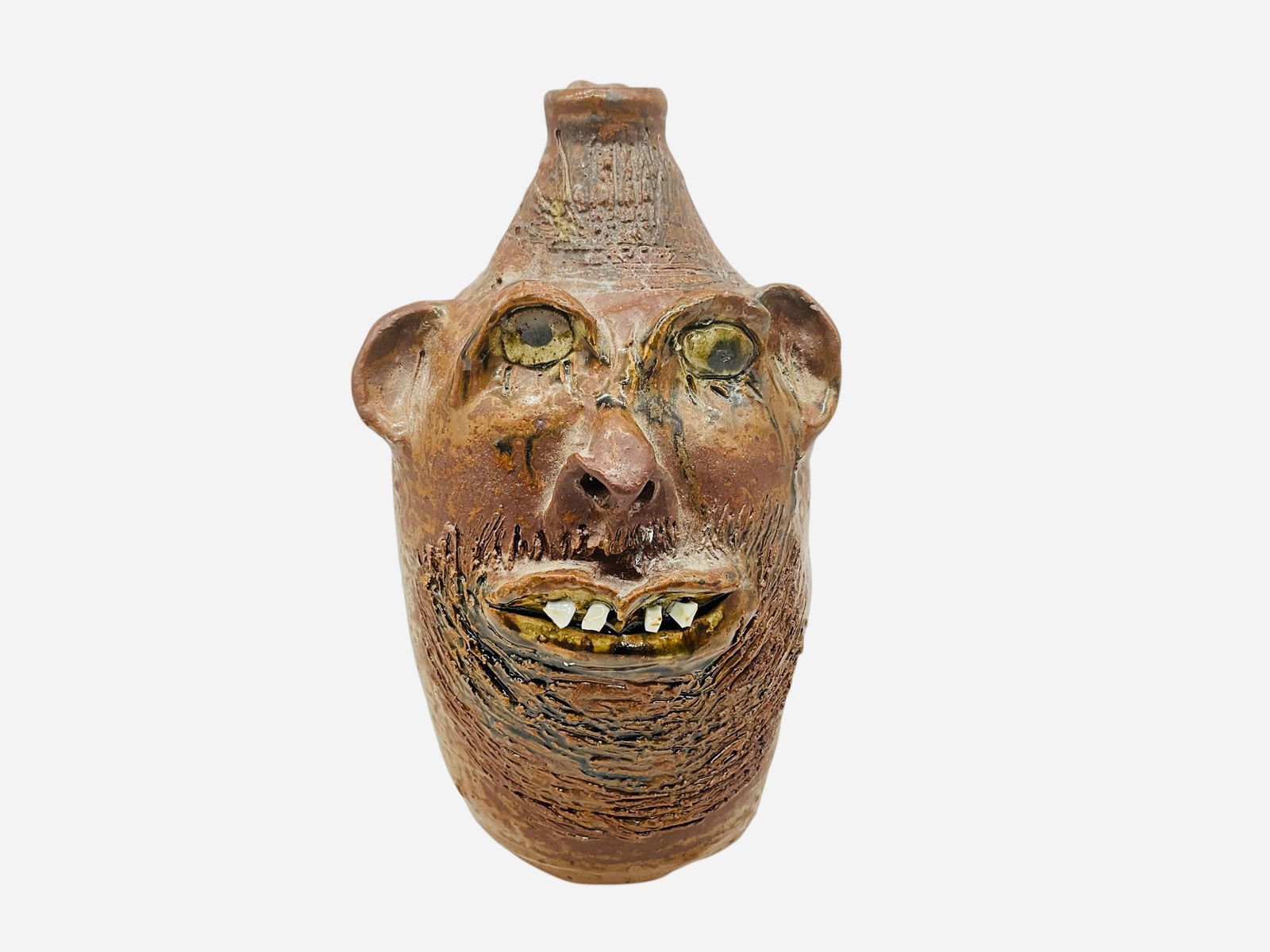 Marie Rogers Large Bearded Face Jug (1 of 3)