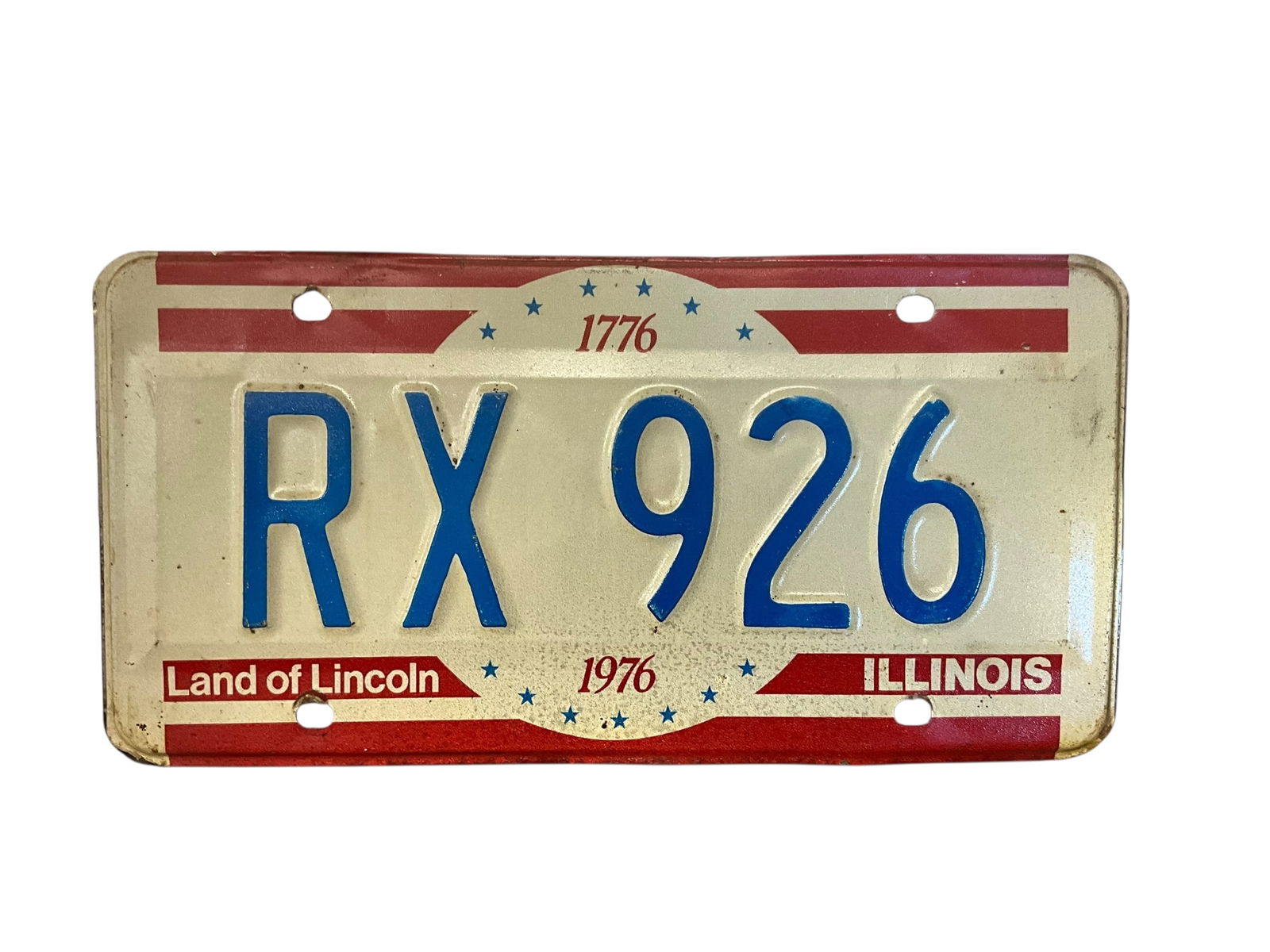 1976 Illinois Auto License Plate Tag (1 of 2)