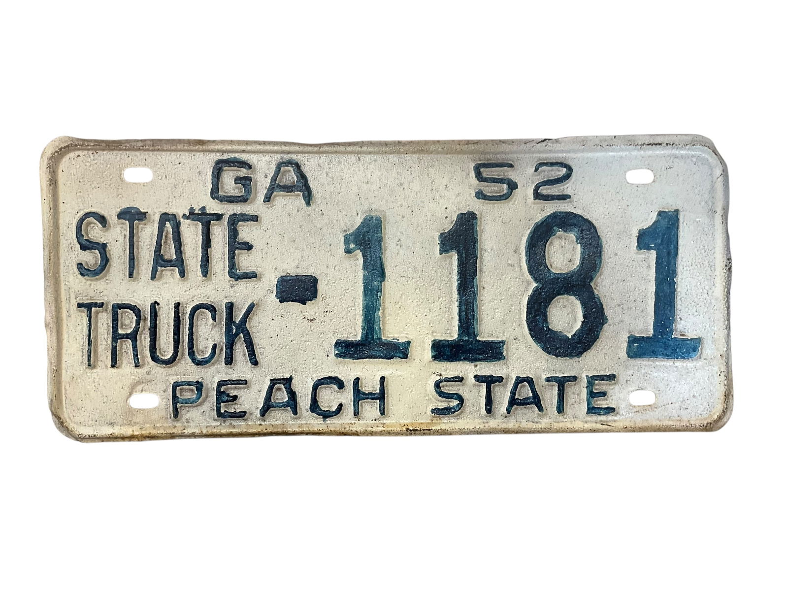 1952 Georgia Auto License Plate Tag (1 of 2)