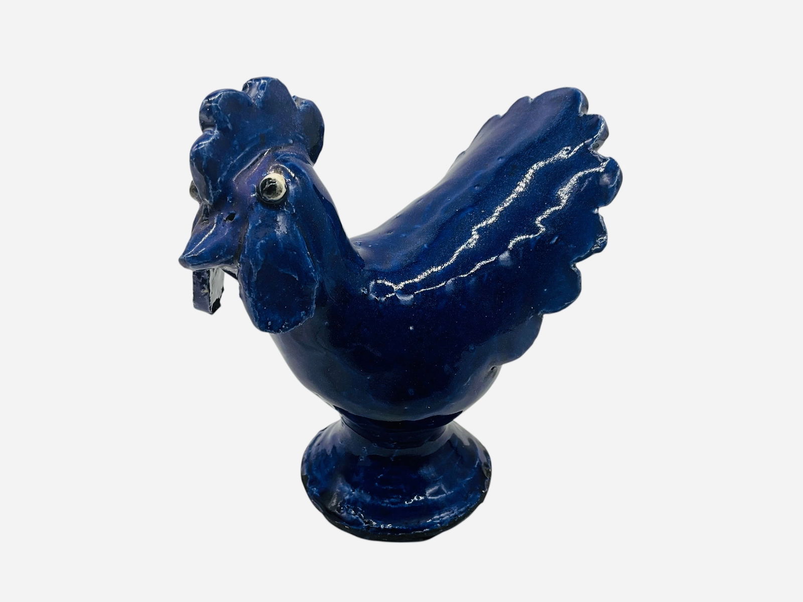 2008 Jessie Meaders Cobalt Blue Rooster (1 of 4)