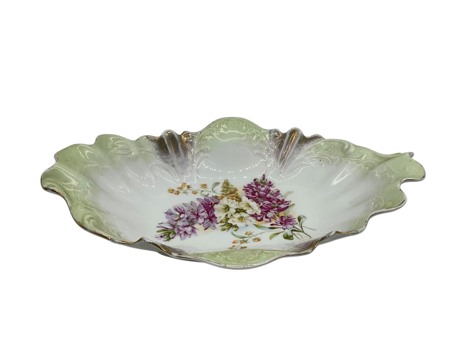 CT Carl Tielsch Germany Porcelain Floral Centerpiece Serving Dish (1 of 4)