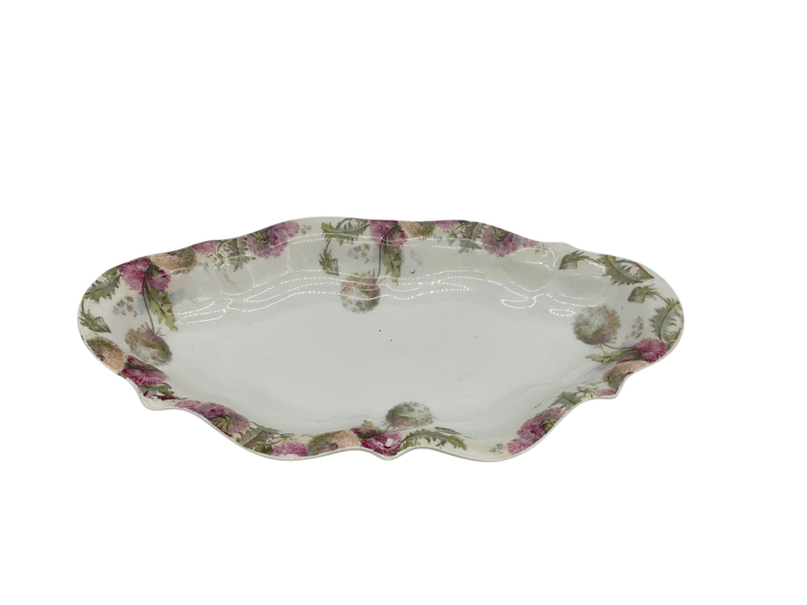 CT Carl Tielsch Germany Porcelain Floral Centerpiece Serving Dish (1 of 4)