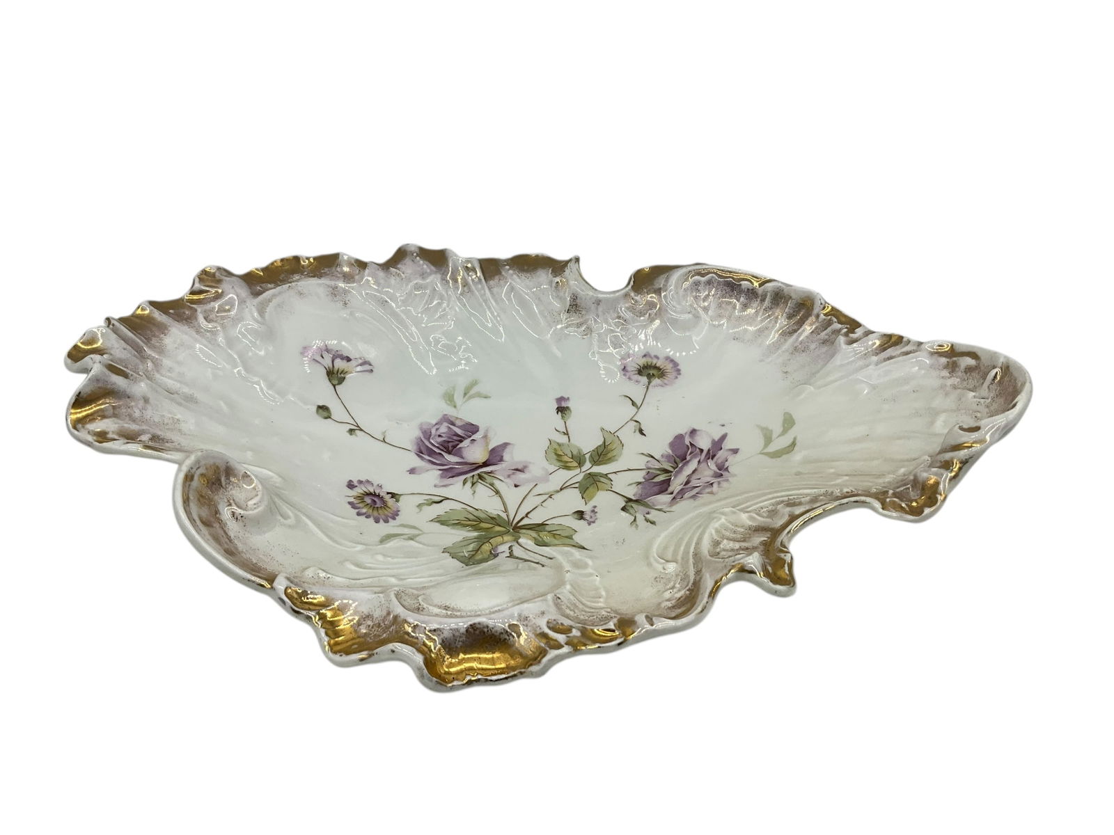 CT Carl Tielsch Germany Porcelain Floral Centerpiece Serving Dish (1 of 4)