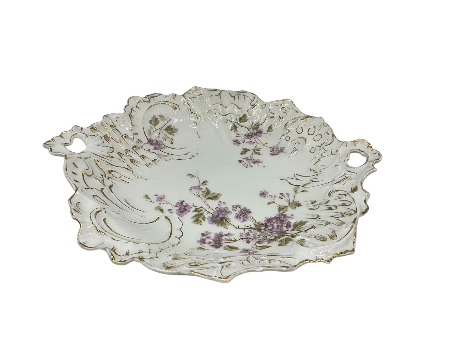 CT Carl Tielsch Germany Porcelain Floral Centerpiece Serving Dish (1 of 4)