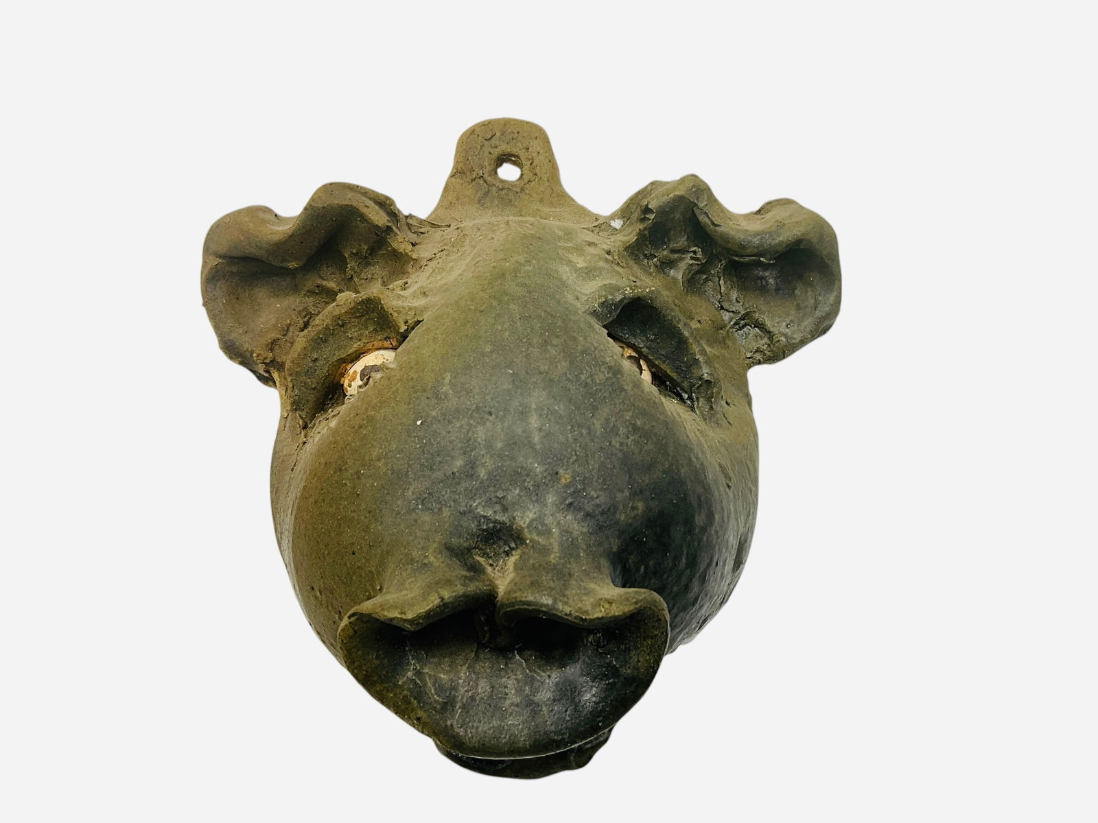 Clete Meaders Hanging Hog Face Jug (1 of 4)
