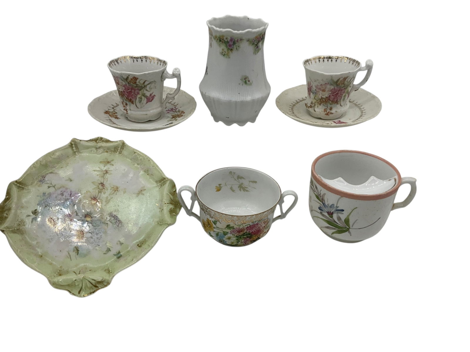 Lot Of 8 Misc CT Carl Tielsch Germany Porcelain Pieces (1 of 2)