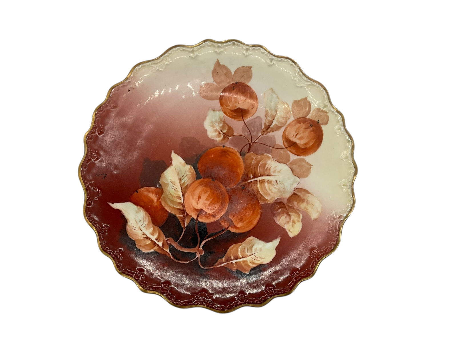 Limoges France Porcelain Floral Centerpiece Serving Dish (1 of 2)