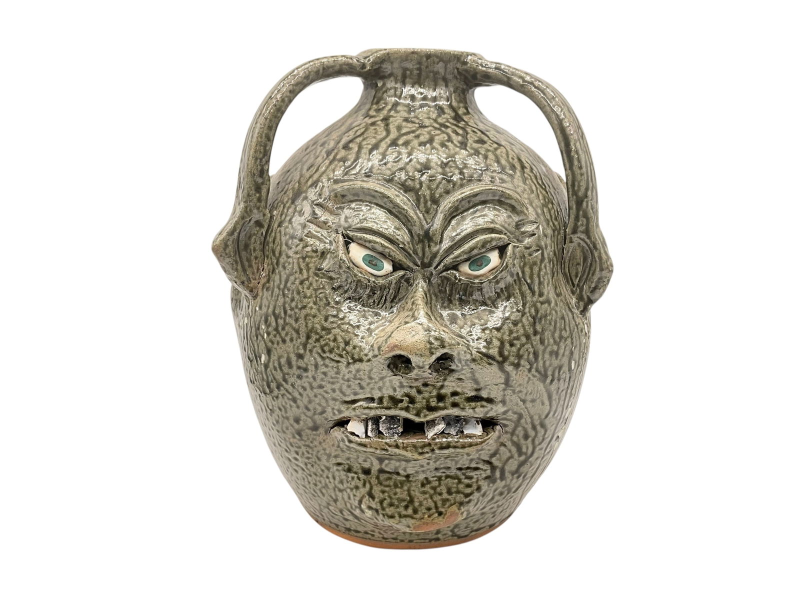 Large Cleater & Billie Meaders Triple Face Jug (1 of 7)