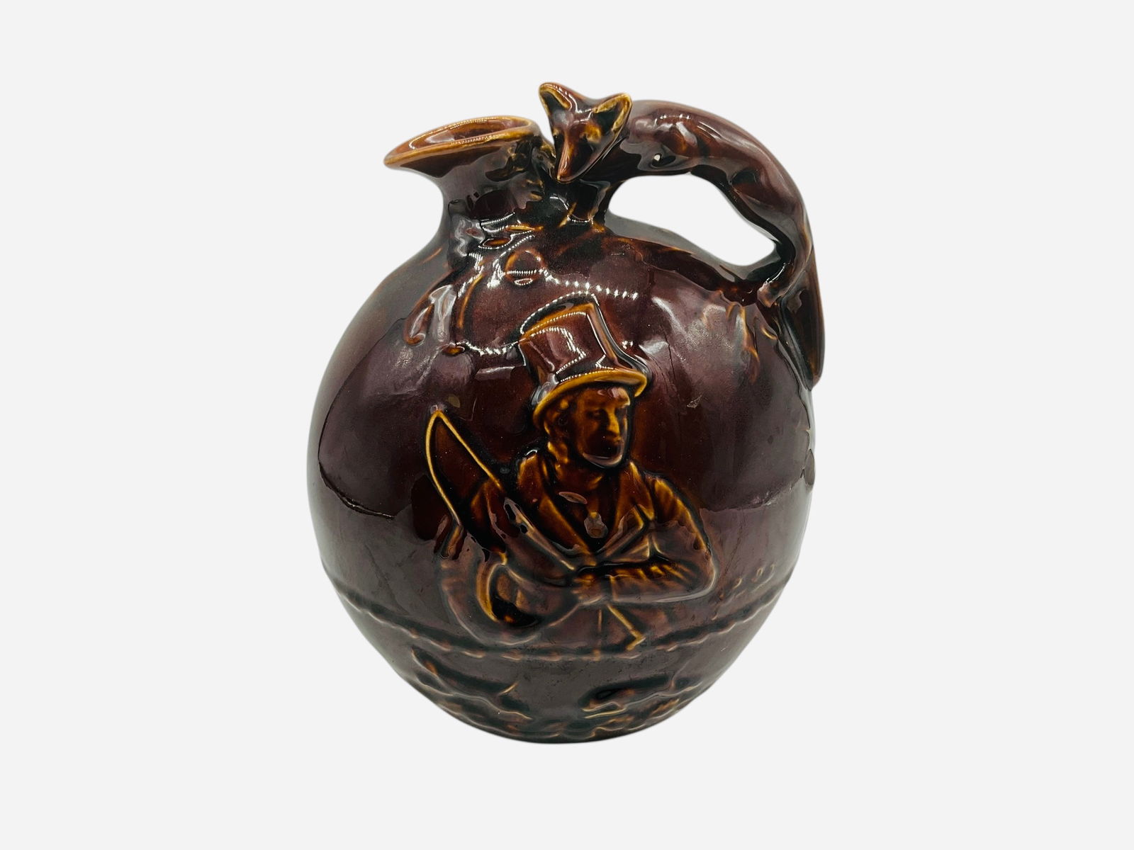 Crown Devon England Fox Handle Pitcher (1 of 3)