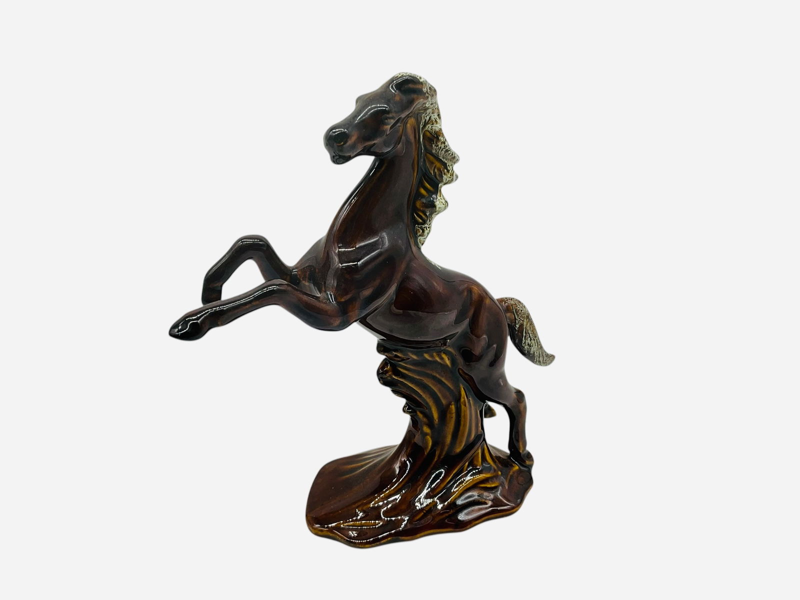 Van Briggle Rearing Horse Pottery Figural (1 of 3)