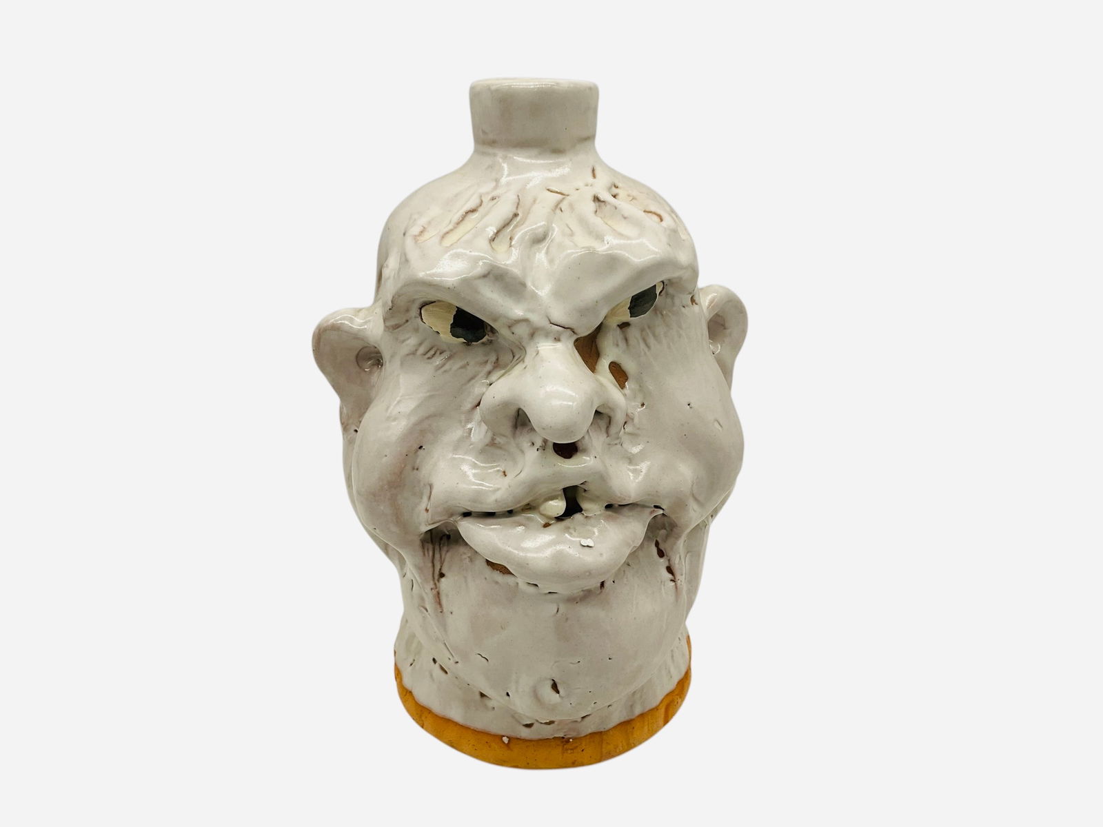 Clete Meaders White Face Jug (1 of 2)